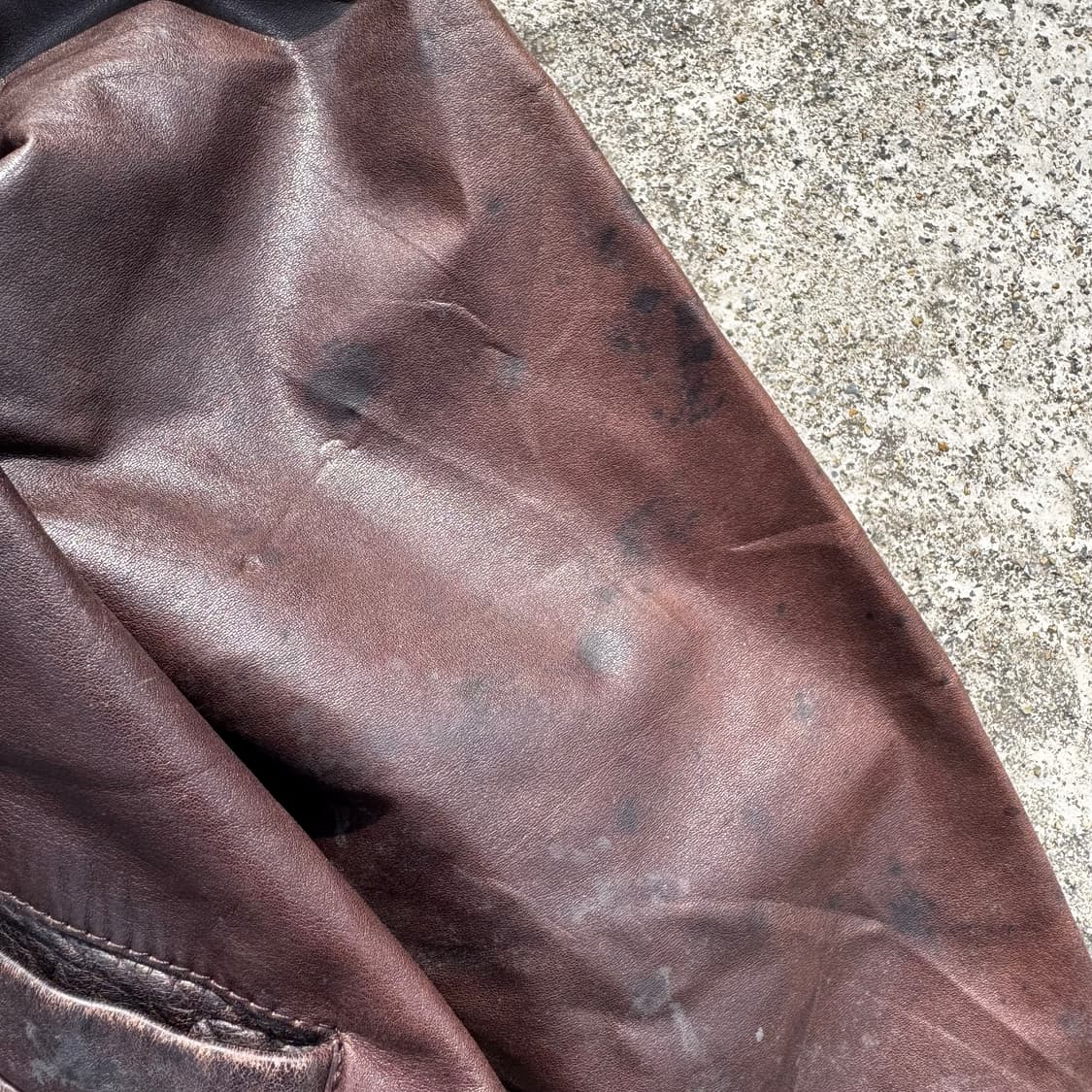 [M] 90s Wrangler 랭글러 가죽 스포츠 자켓 상품이미지6