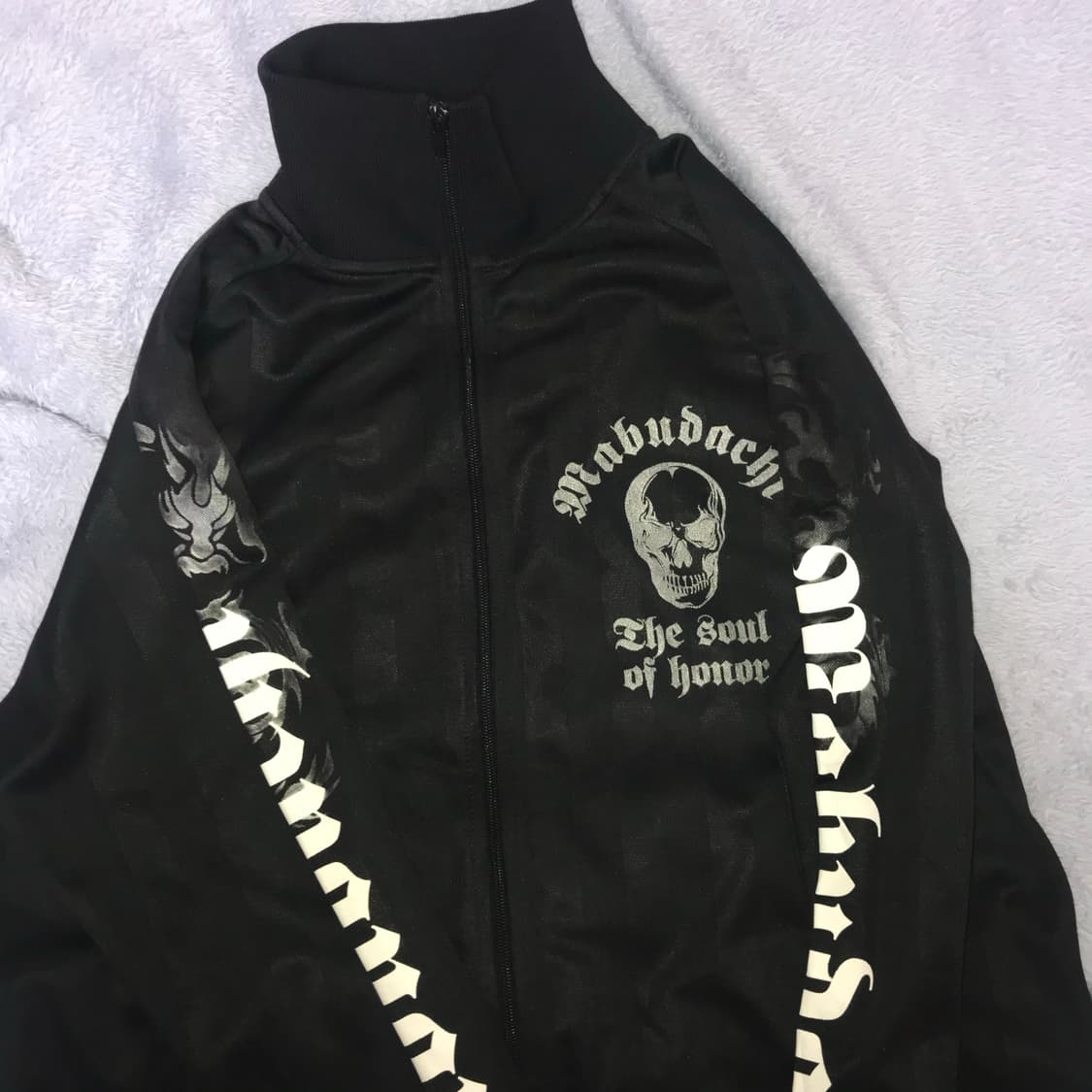 고스펑크 락시크 y2k 져지 해골 스컬 집업 서브컬쳐 자켓 빈티지 일본 상품이미지2