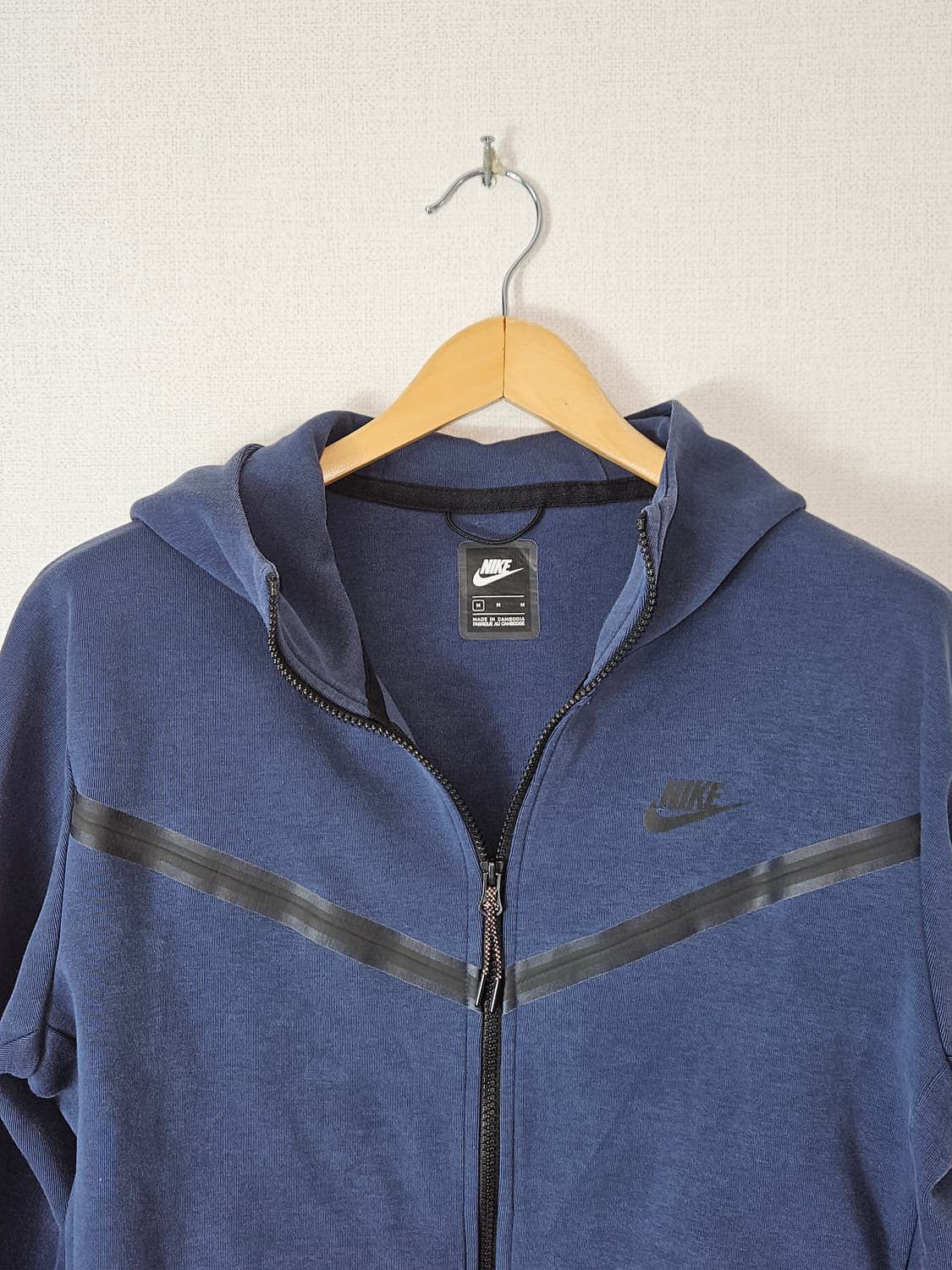 나이키 테크팩 테크플리스 후드집업 자켓 윈드러너 네이비 희귀 100 상품이미지2