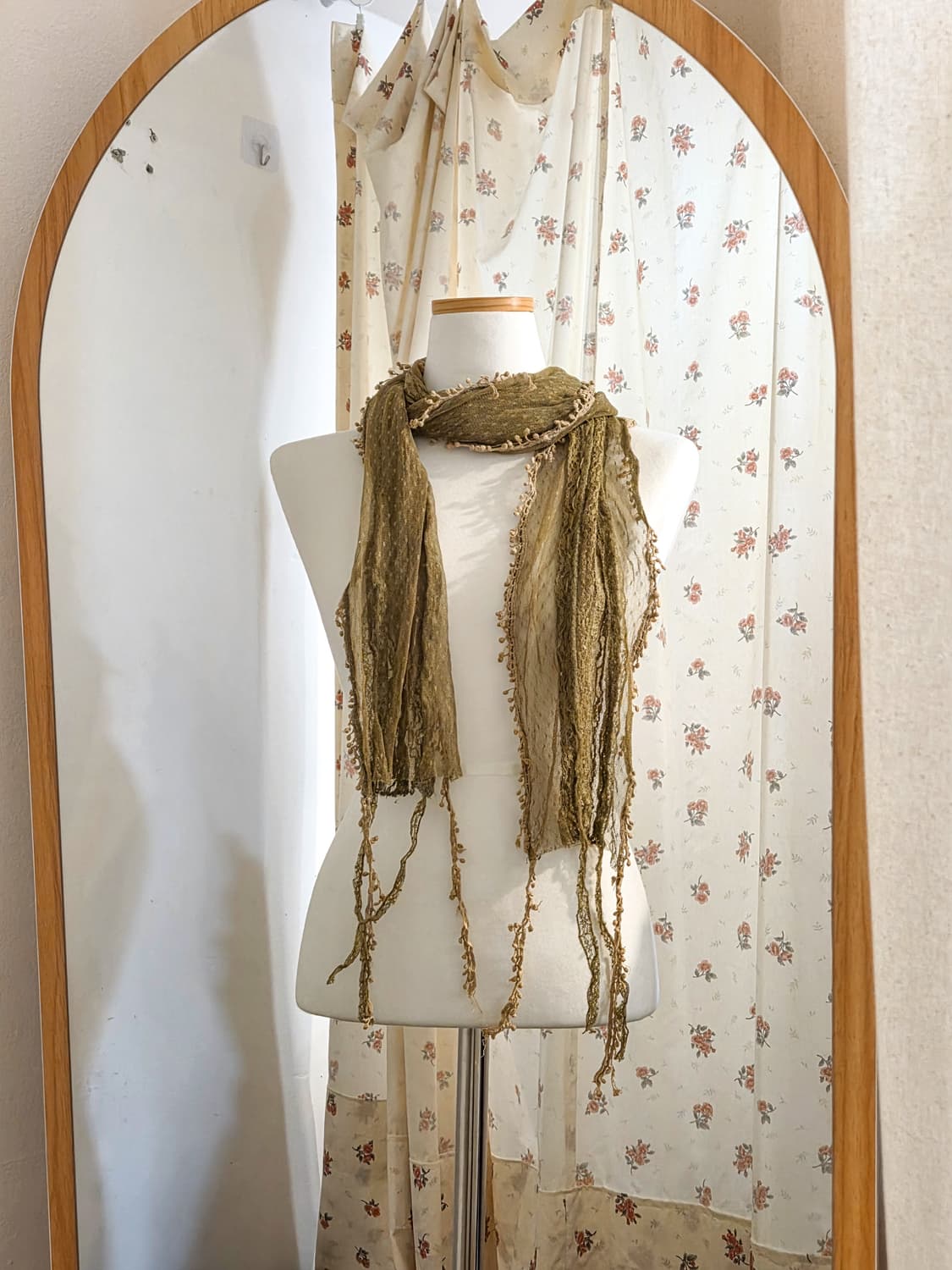 말차 레이스 머플러 상품이미지1