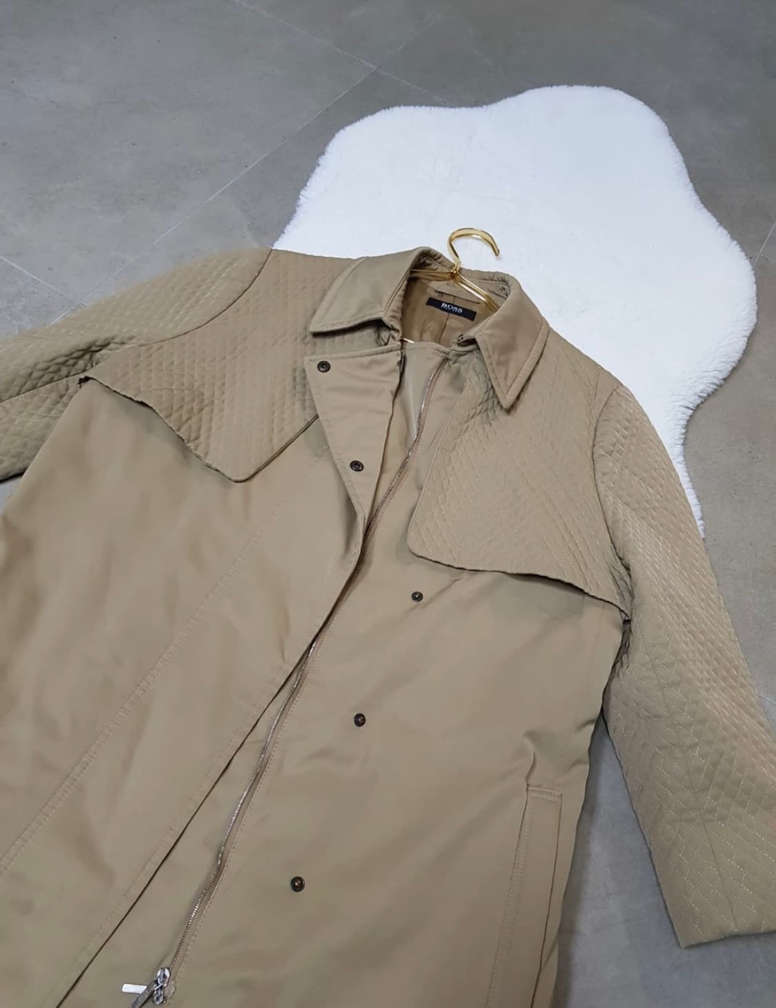 휴고보스 7부 트렌치코트. 55 상품이미지2