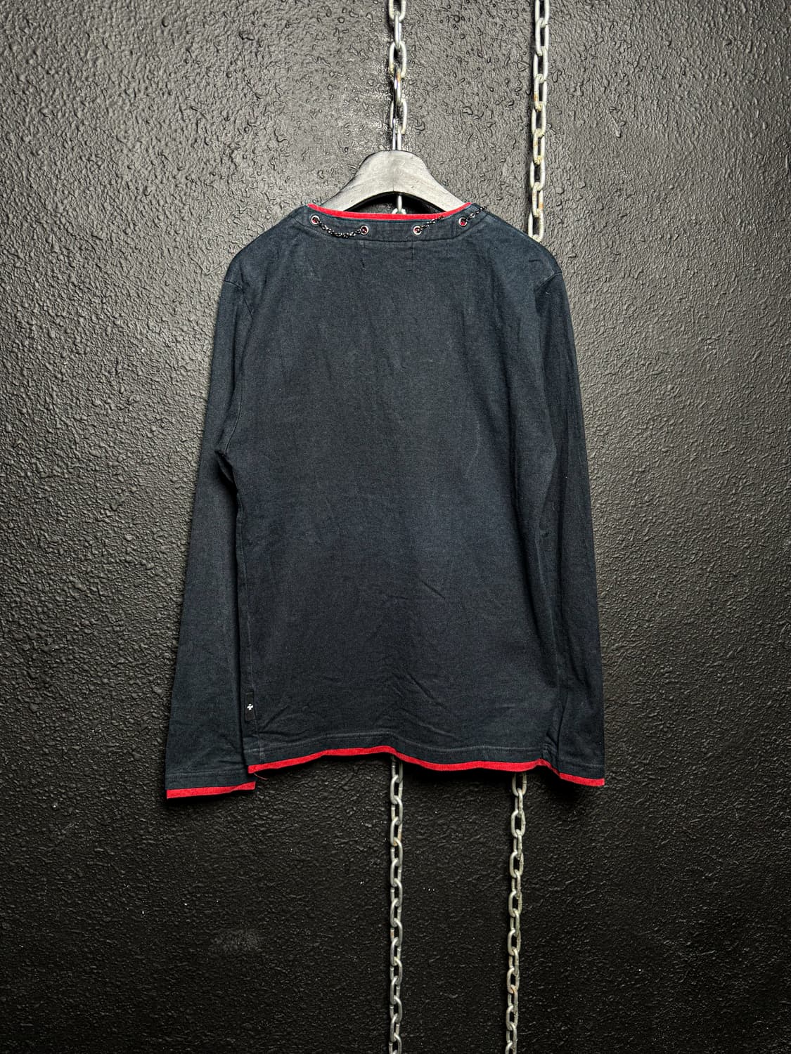 Bernings-Sho – Skull Patch Layered Long  상품이미지5