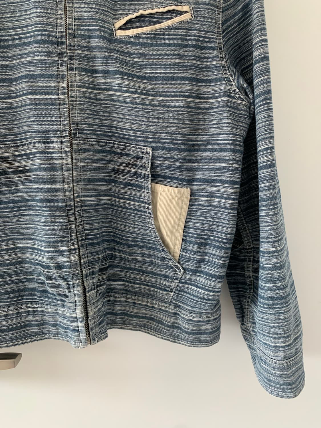 데님 하이넥 점퍼 상품이미지3