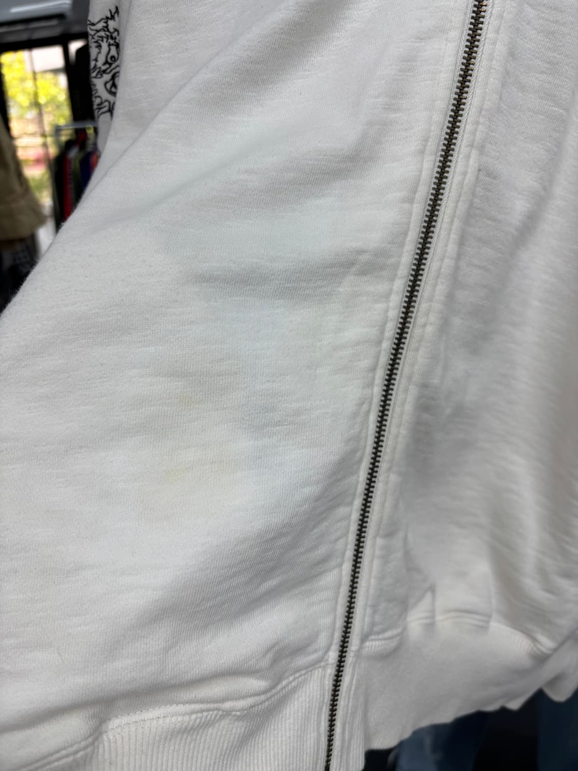 카라쿠리 타마시 오리엔탈 화이트 후드집업 상품이미지9