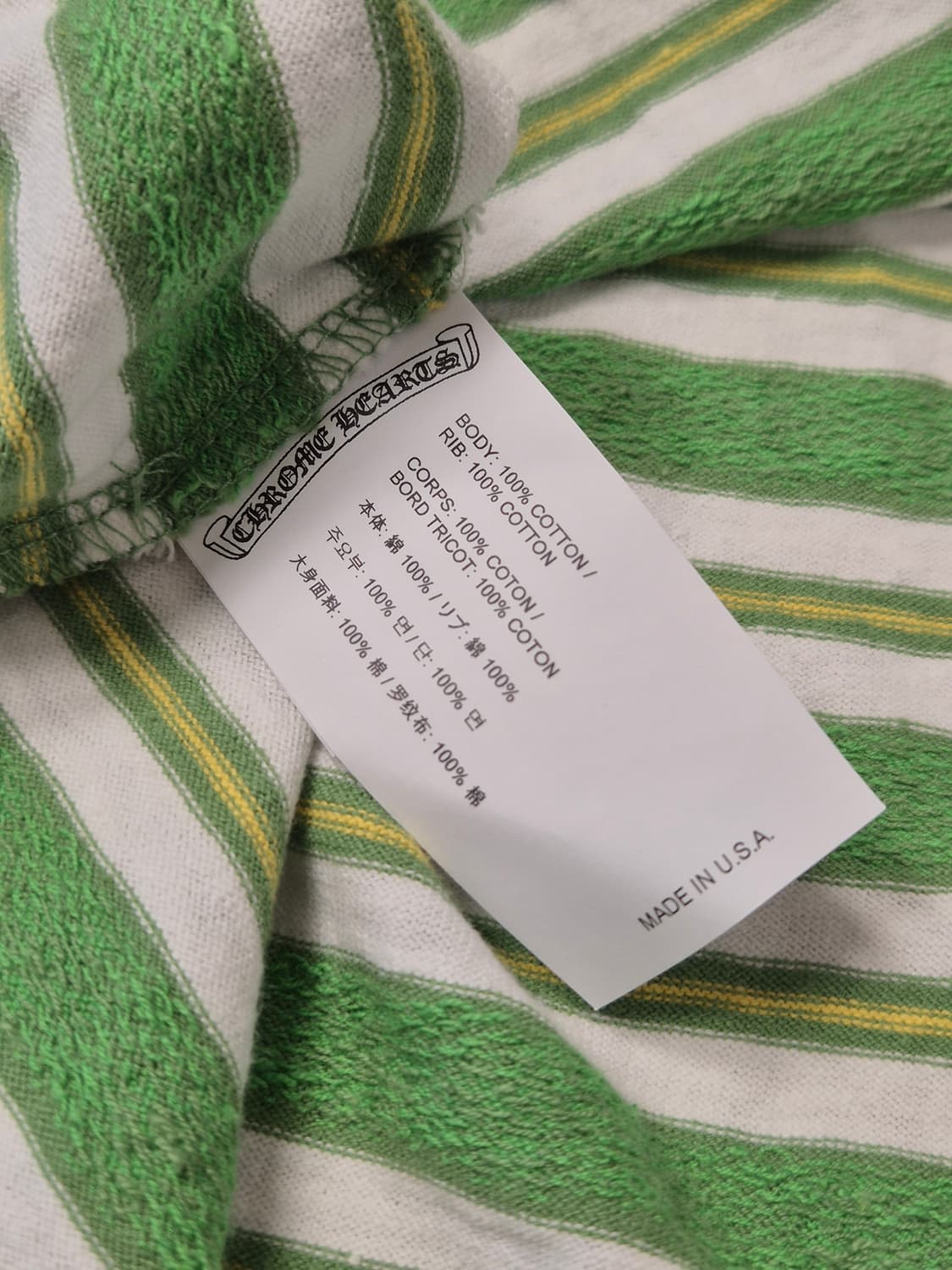 크롬하츠 매티보이 크로스/대거 자수 티셔츠 (L) 상품이미지6