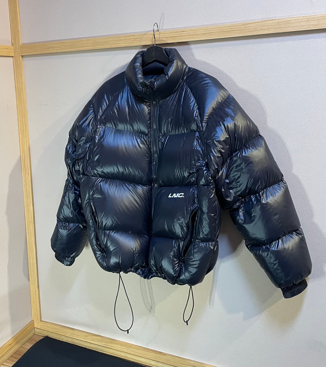 LMC 유광 패딩 블랙 M 상품이미지2