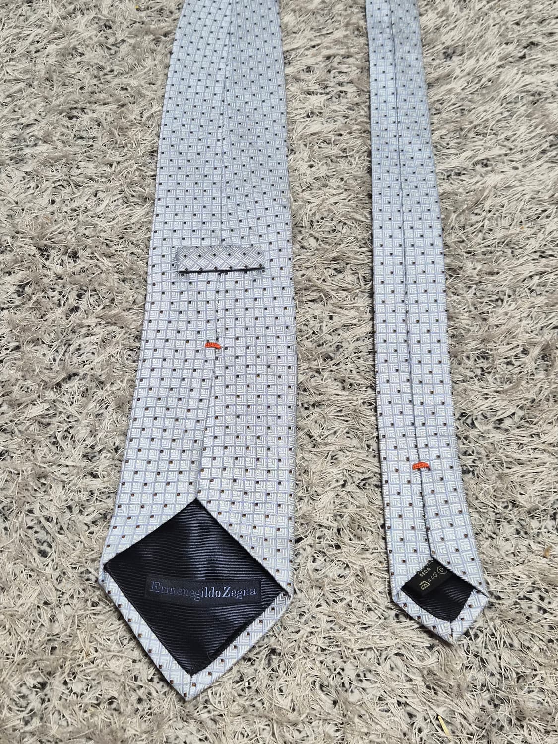 에르메네질도제냐Zegna 패턴 넥타이 Free - N33 상품이미지6