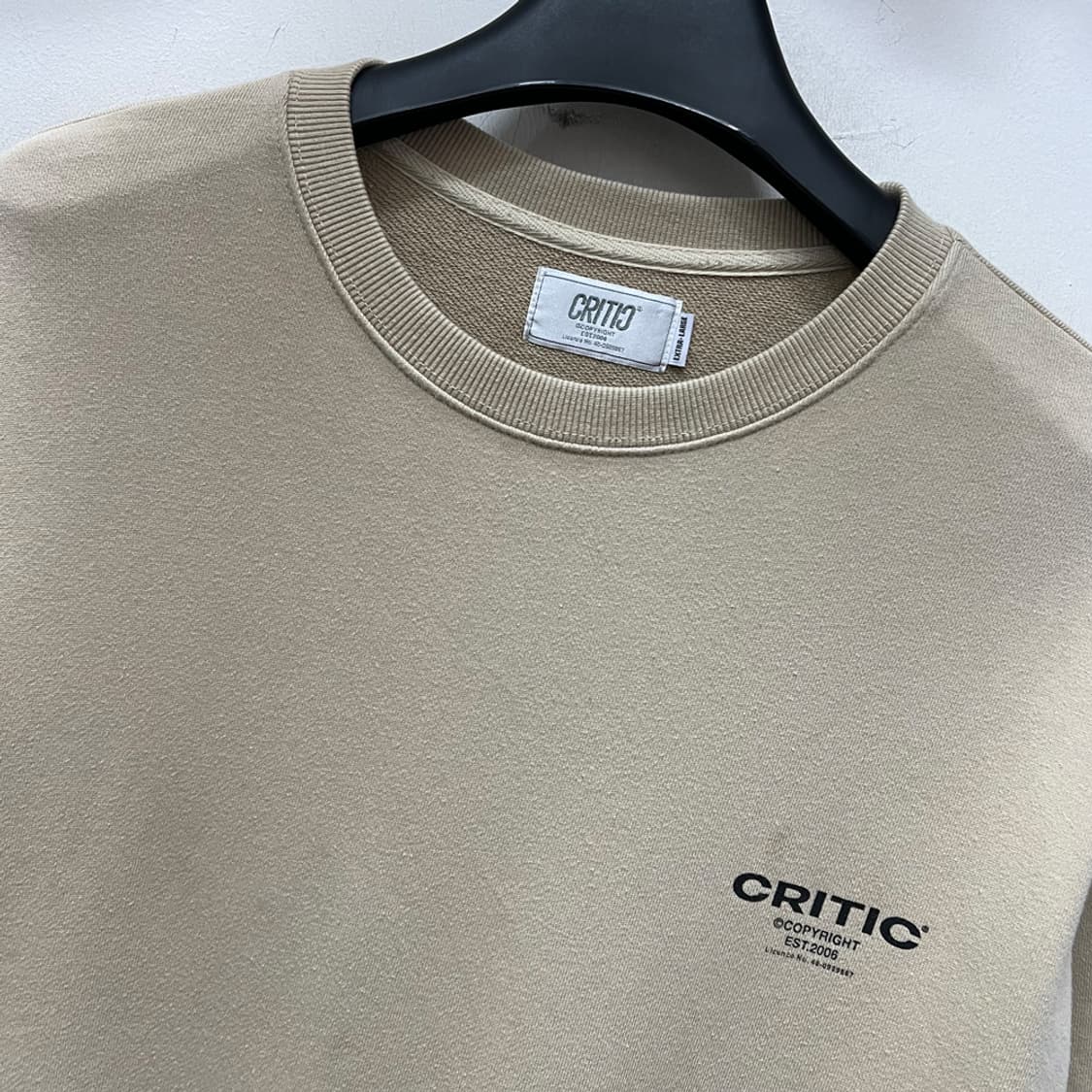 크리틱 캠퍼 치킨 스웻 맨투맨 XL 상품이미지4
