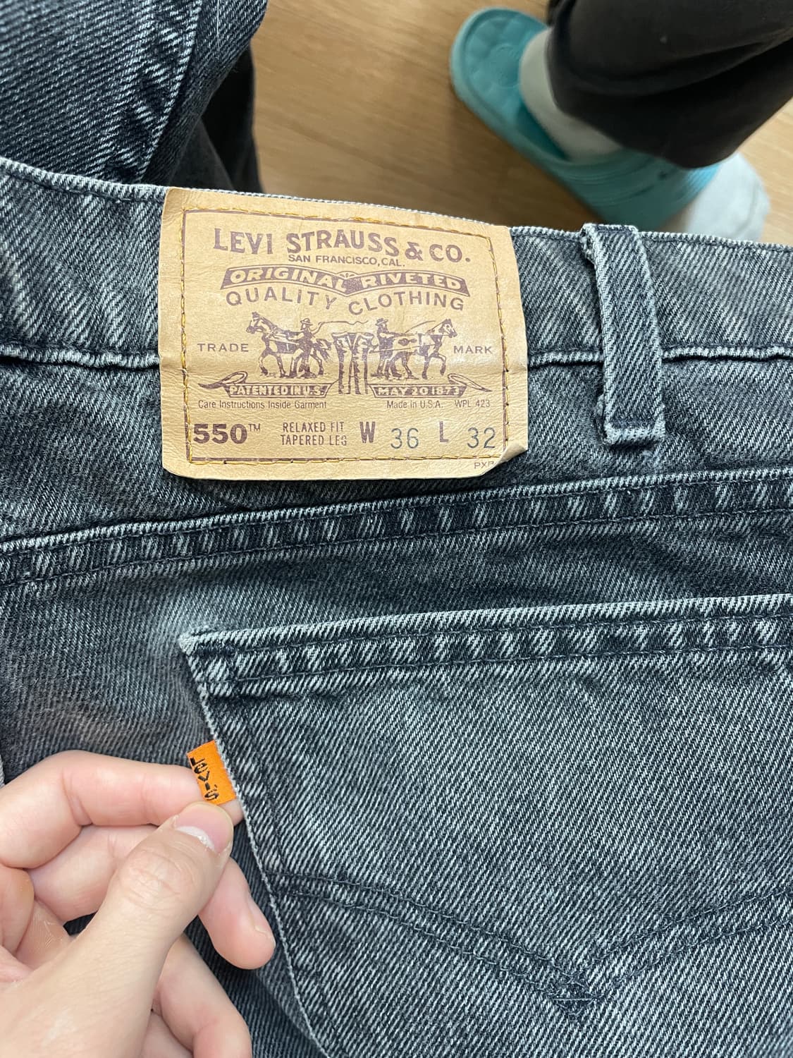 리바이스 550 오렌지탭 36/32 상품이미지2