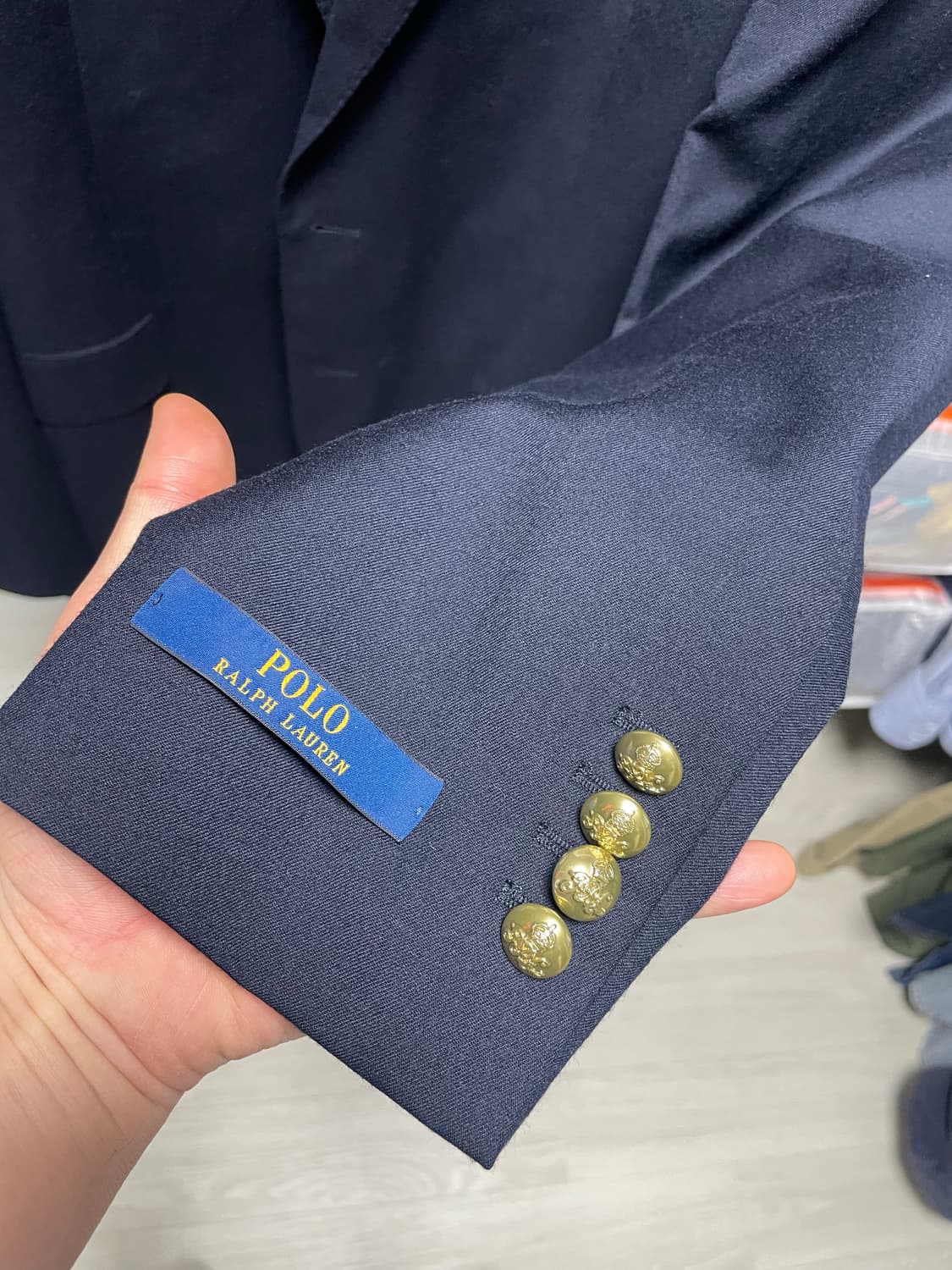 폴로 랄프로렌 금장블레이져 42R 텍달린 새상품 상품이미지5