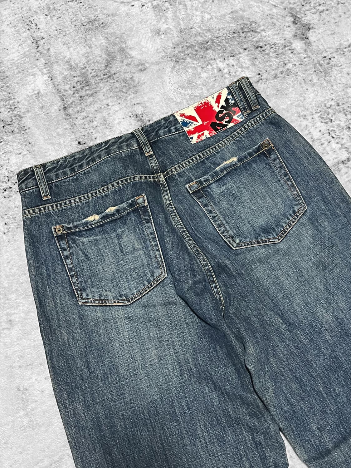 (ask) y2k punk graphic denim  상품이미지7