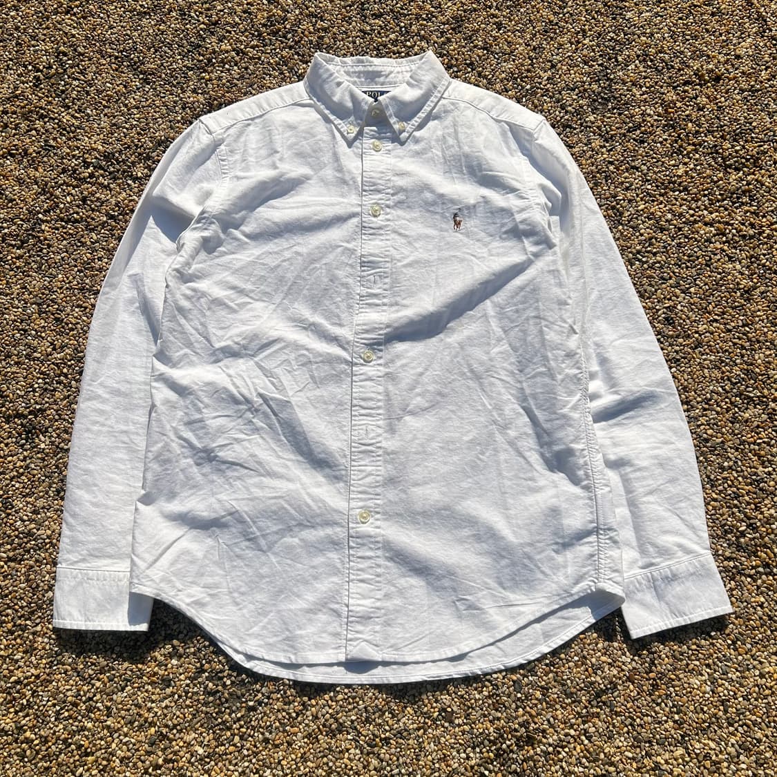 폴로 랄프로렌 옥스퍼드 화이트 셔츠  상품이미지2