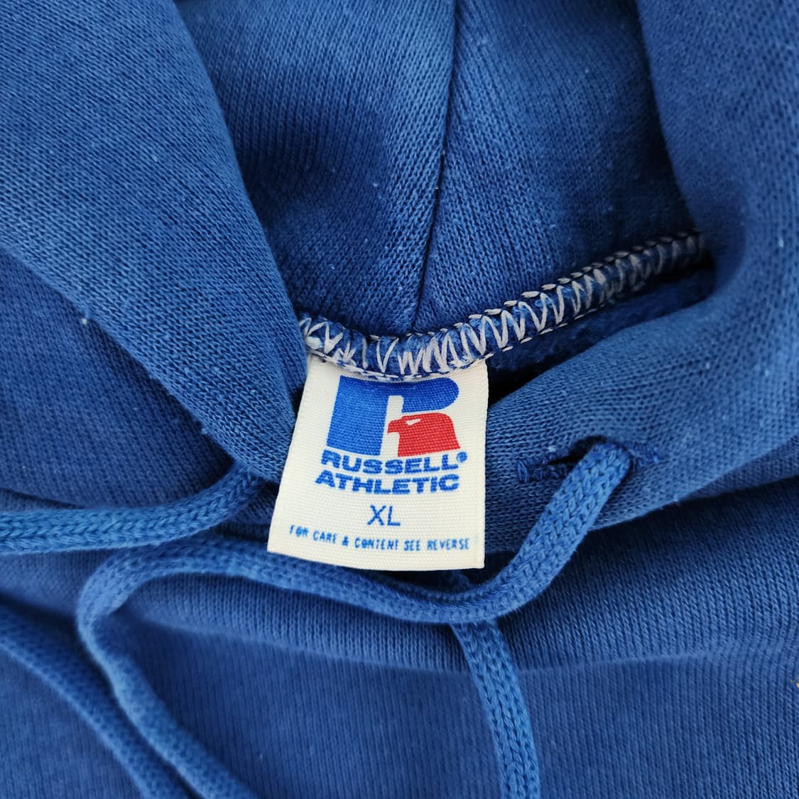 [XL] 80s 빈티지 러셀 애슬레틱 TOM 후디 후드티 페이디드 블루 상품이미지8