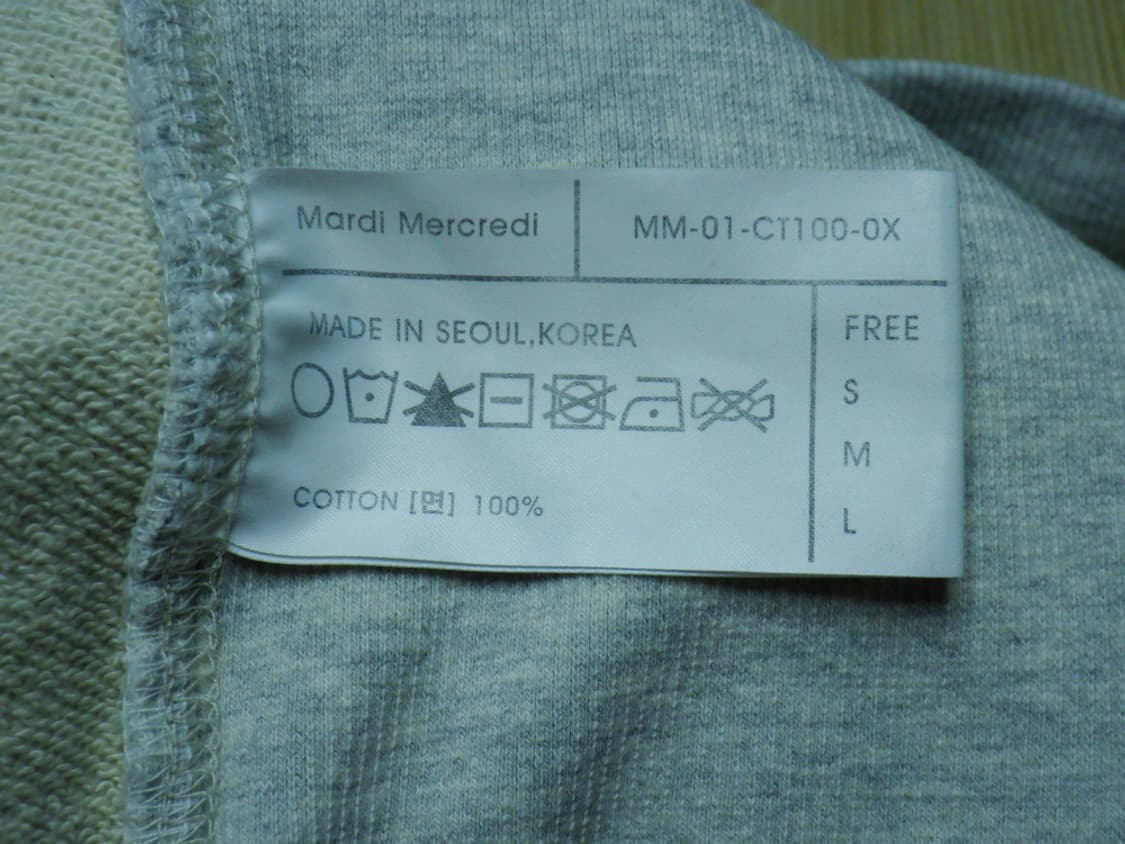 (FREE) Mardi 마르디 메크르디 맨투맨 상품이미지6
