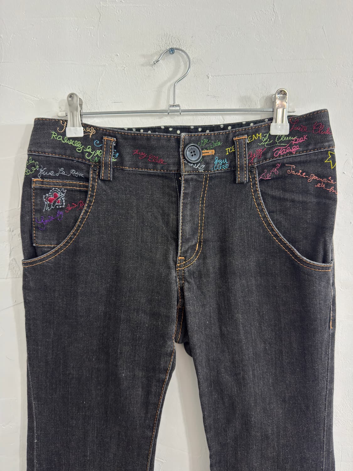sonia rykiel punk needlework denim pants 상품이미지3