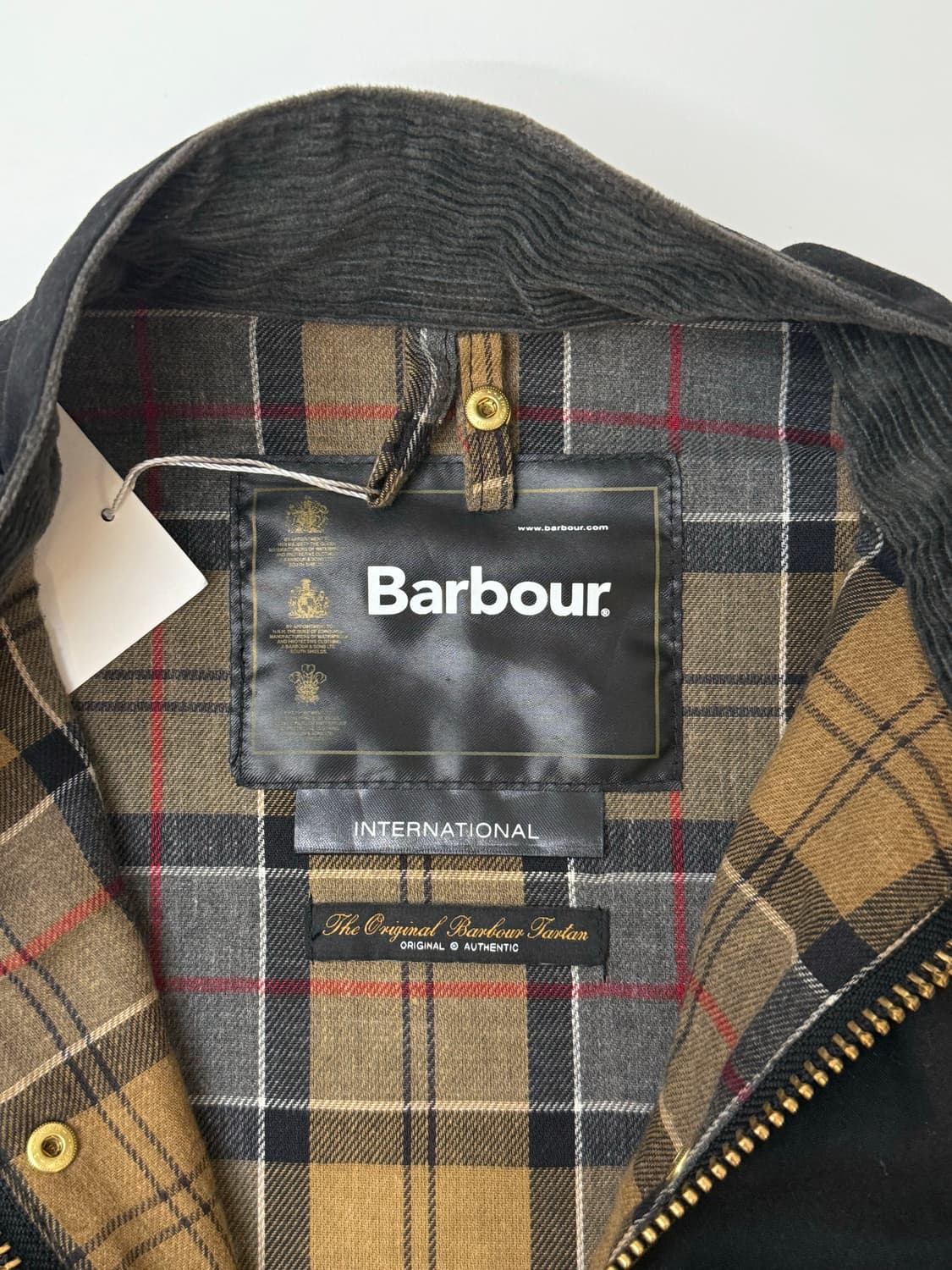 Barbour 바버 인터내셔널 벨티드 왁스 자켓  상품이미지7
