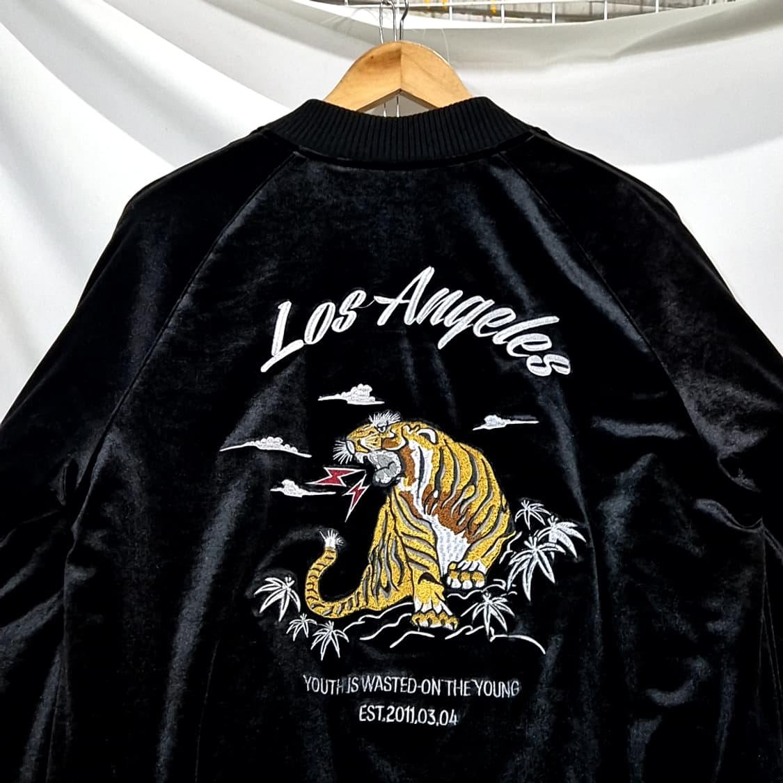 Lap 랩 벨벳 스카잔 자켓 상품이미지3