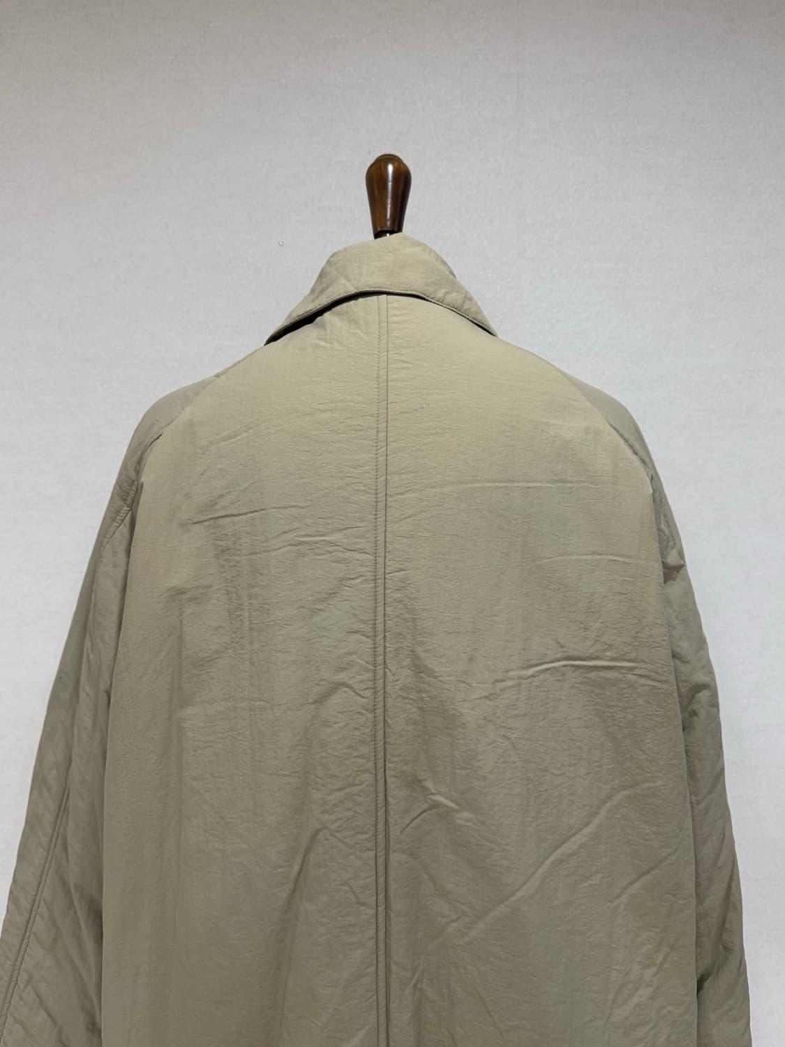 싱글 맥 코트 / 발마칸 코트 올리브 베이지 상품이미지6