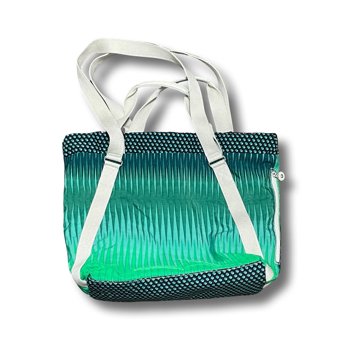 키플링 그린/블루 패턴 토트백 상품이미지4