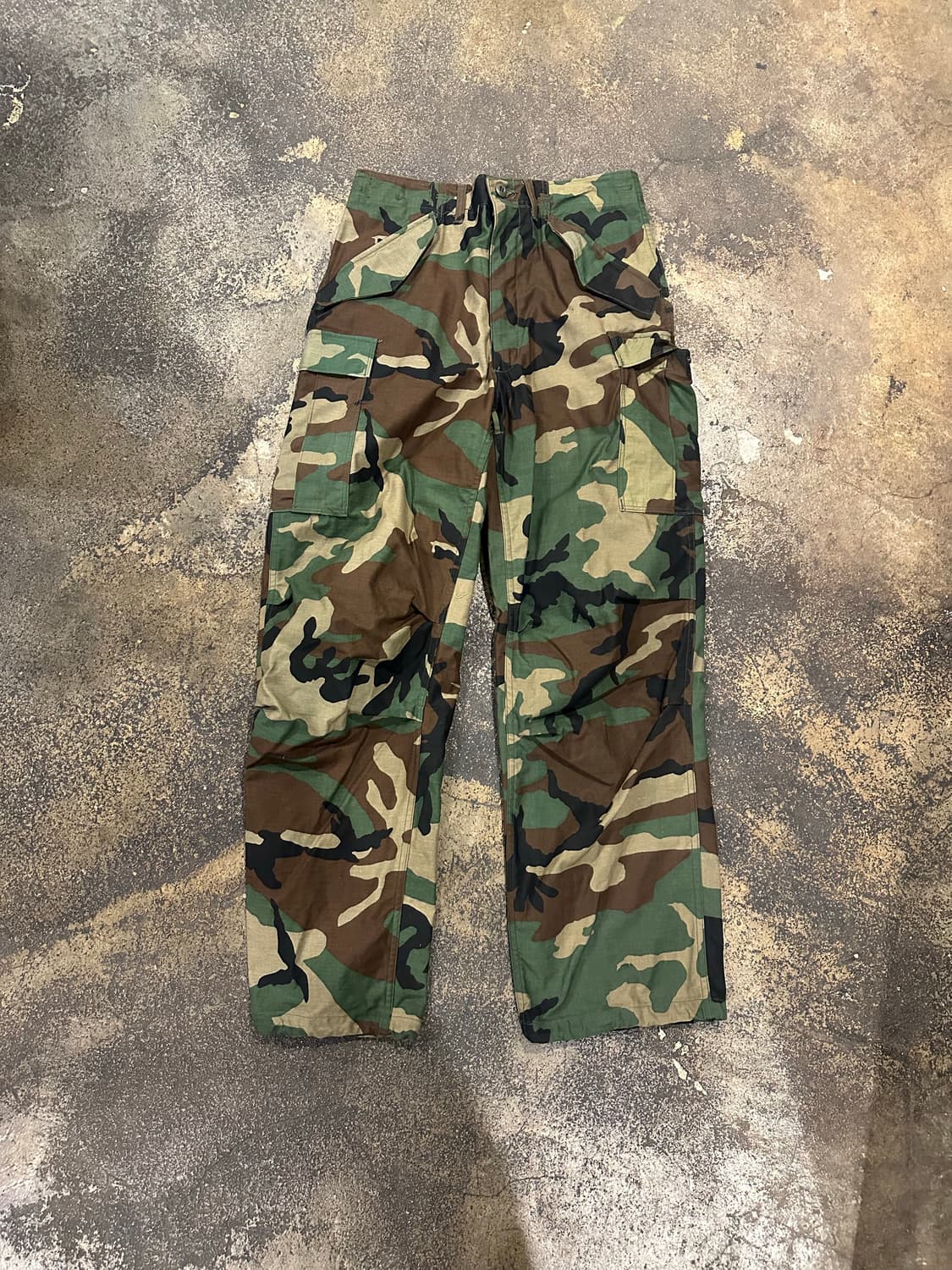 빈티지 80s 미군 m65 우드랜드 필드 팬츠  상품이미지1