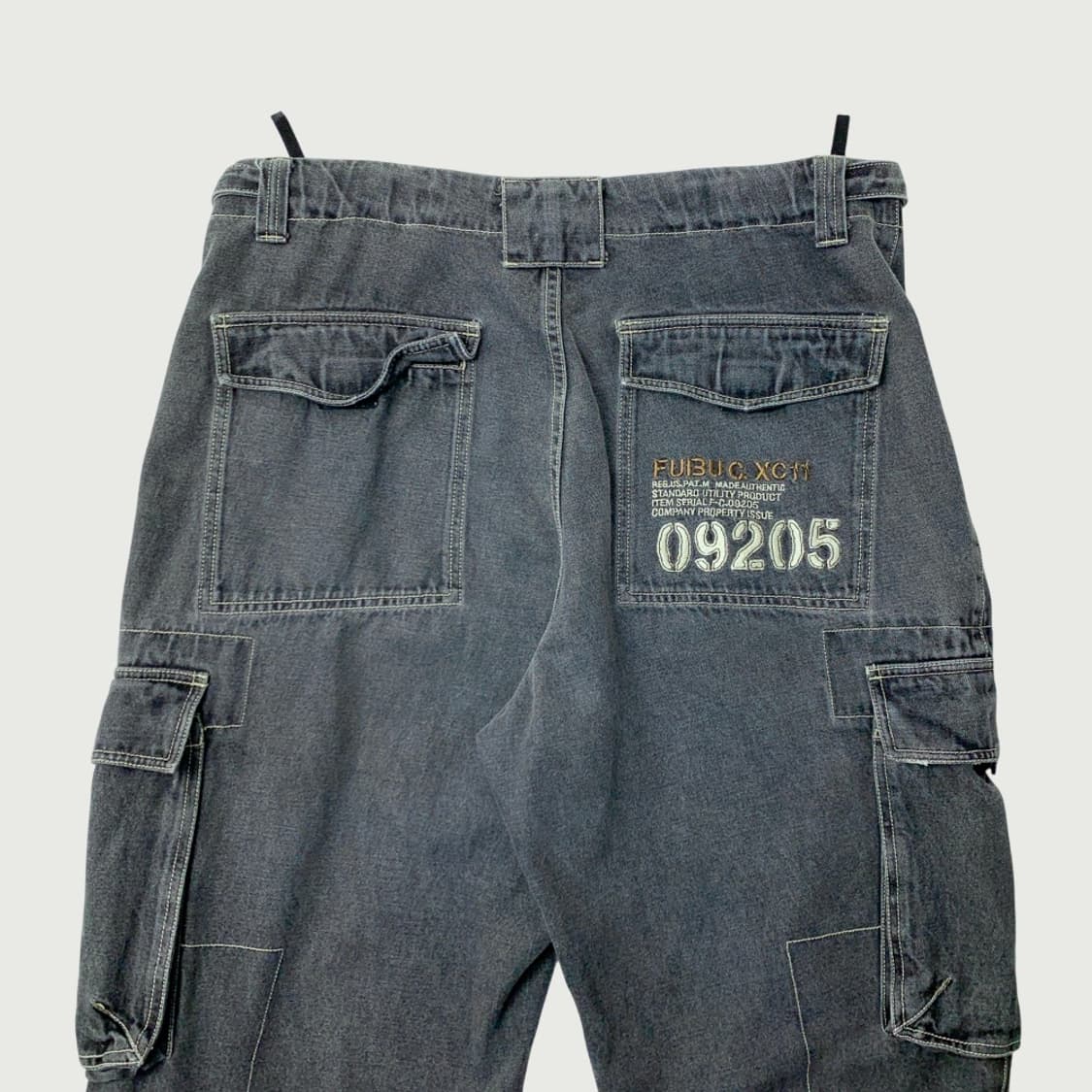 [34/정품] FUBU 후부 그레이 카고팬츠 상품이미지6