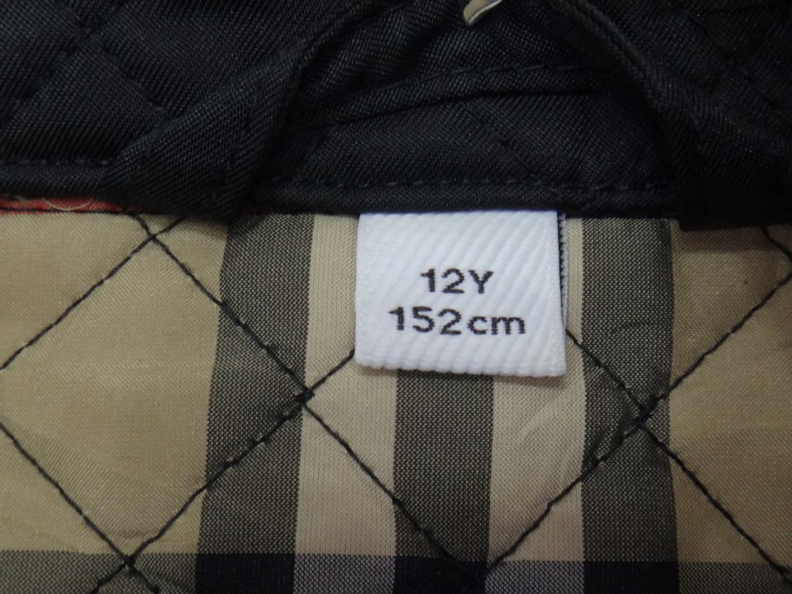 (12Y) 버버리 키즈 모노그램 퀼팅 패널 자켓 블랙 상품이미지5