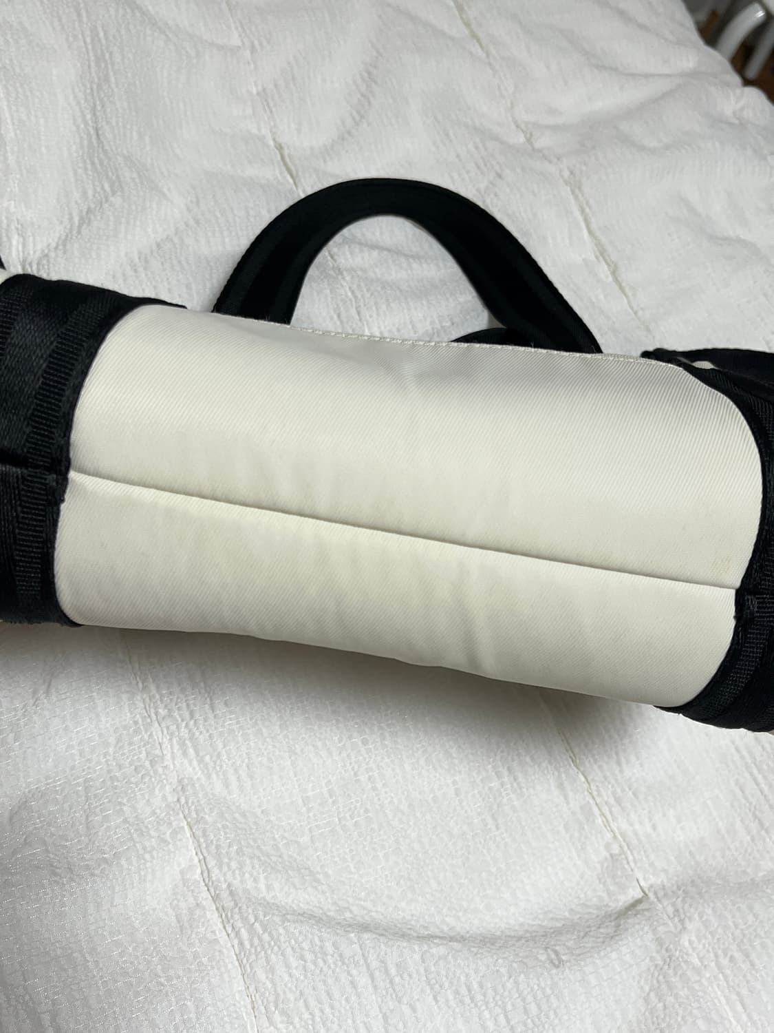 헌터 나일론 탑클립 미니 토트백_소프트샌드 상품이미지8