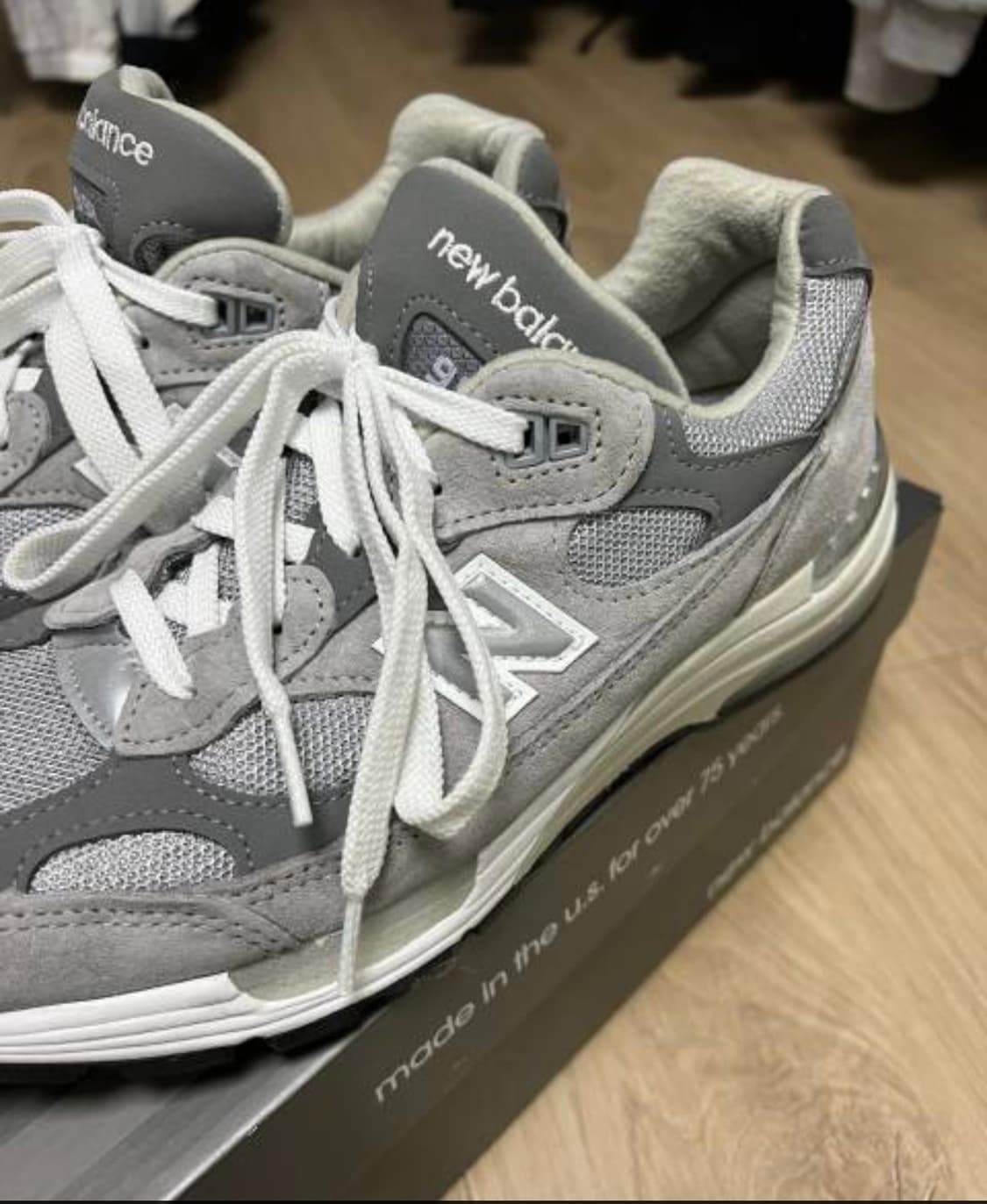 [270]구형 뉴발란스992 그레이 스탠다드D 상품이미지1