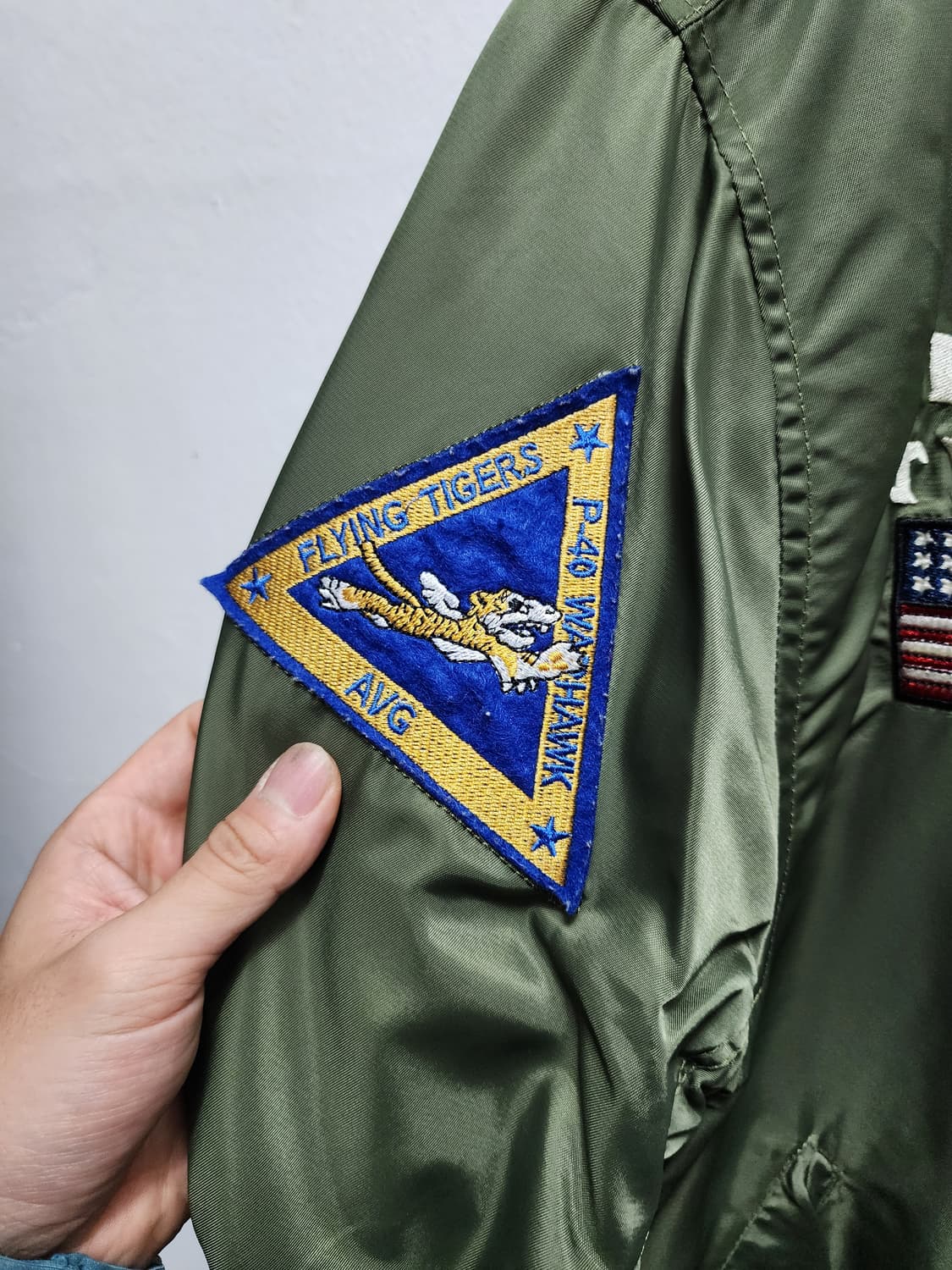 플라잉타이거 자수로고 항공점퍼  상품이미지4