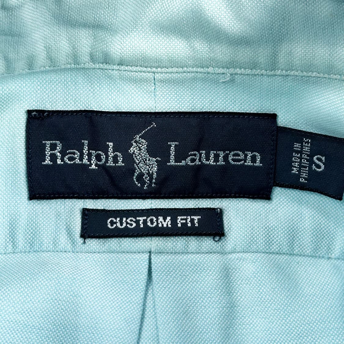 폴로 랄프로렌 포니 커스텀 핏 민트 셔츠 (S) 상품이미지5