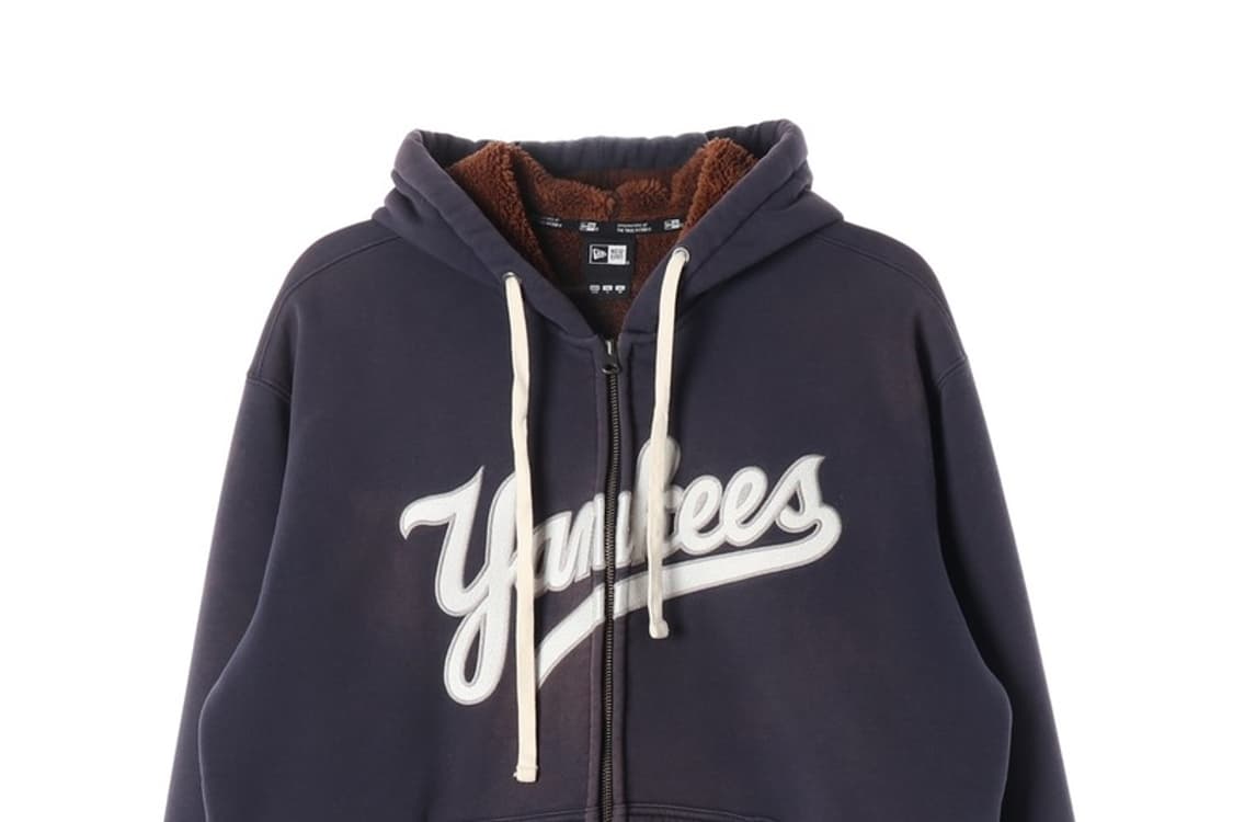 NEW ERA 양키스 덤블 안감 후드 집업 L 상품이미지4