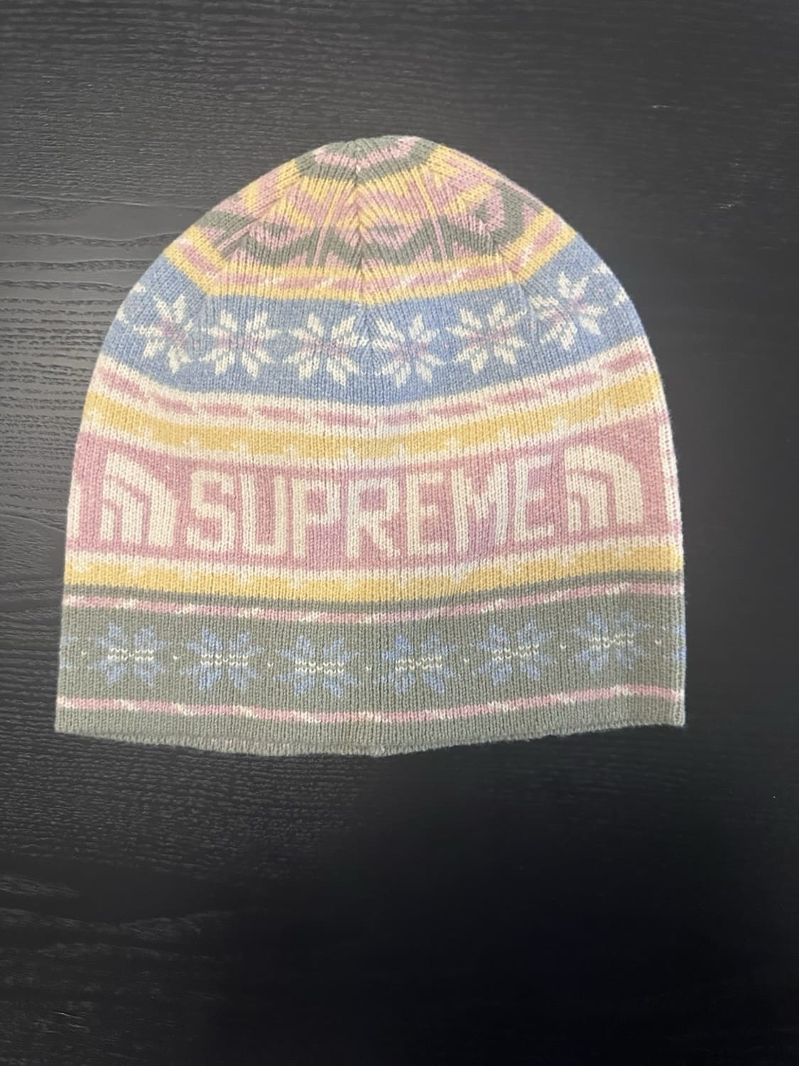 22FW 슈프림 x 노스페이스 비니 핑크 상품이미지1