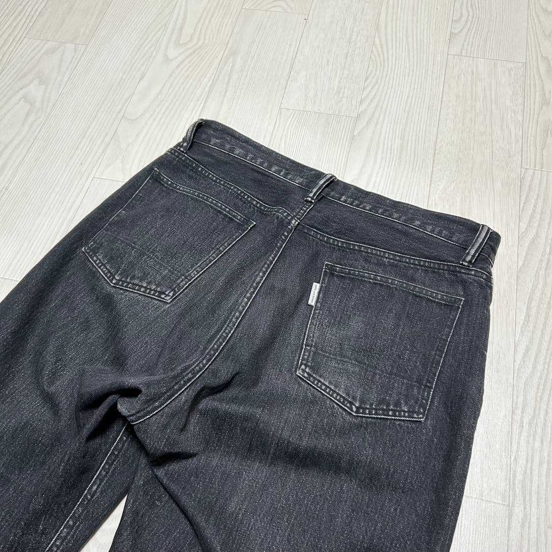 [L] 엔즈앤드민즈 Ends and means 5포켓 데님 블랙 상품이미지7