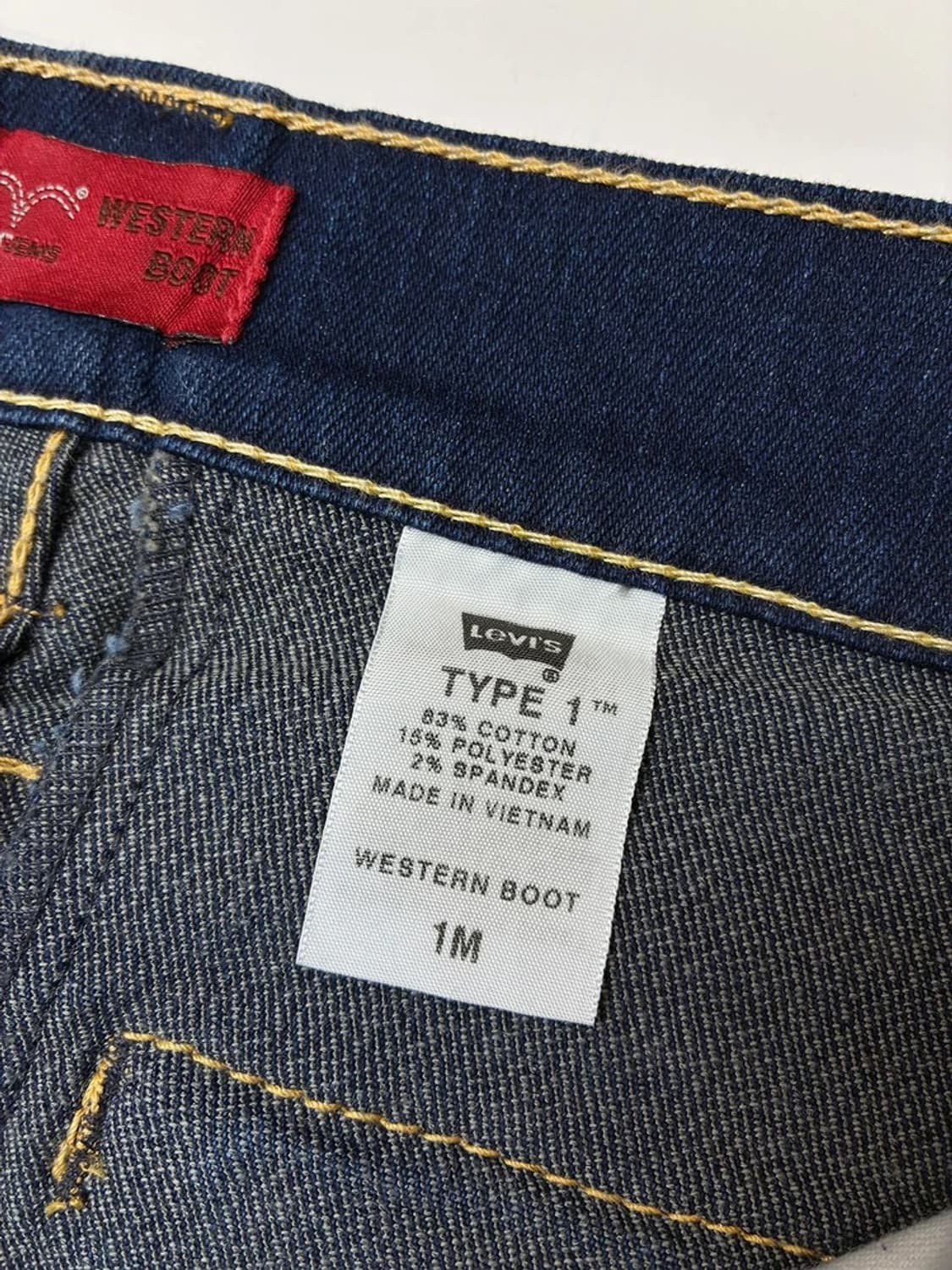 리바이스 00s 로우라이즈 타입1 부츠 데님 팬츠 PN5283 상품이미지9