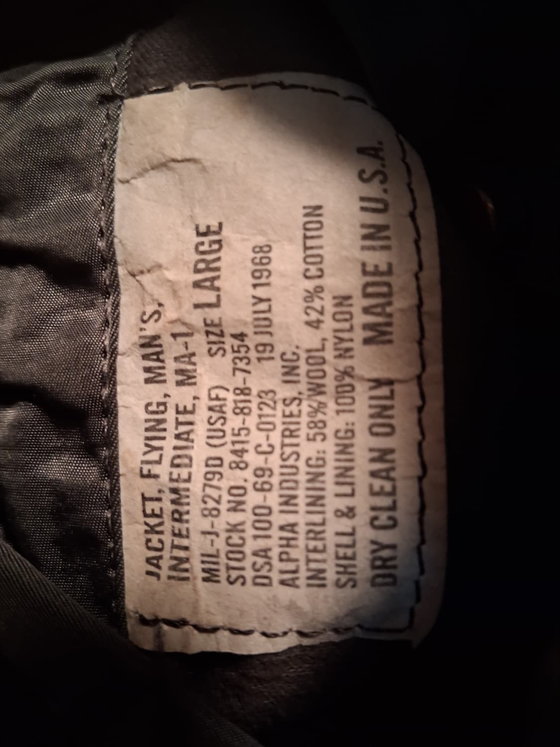 알파 1968 정밀복각 L 상품이미지5