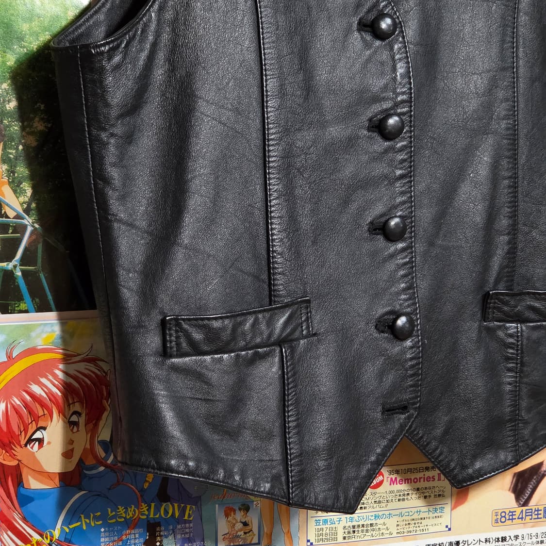 빈티지 소가죽 신치백 블랙 베스트 상품이미지3