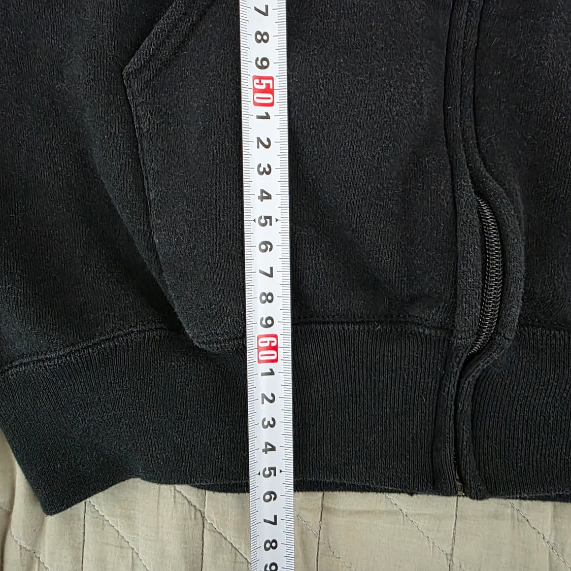 [L] 90s 빈티지 러셀 애슬레틱 후드집업 블랙 ver. 굿컨디 페이드 상품이미지7