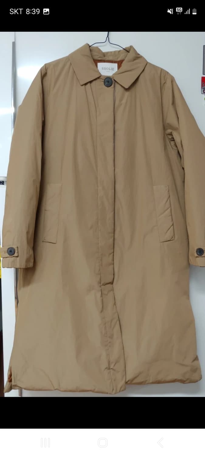 구스 패딩코트 가슴단면 55cm 상품이미지1