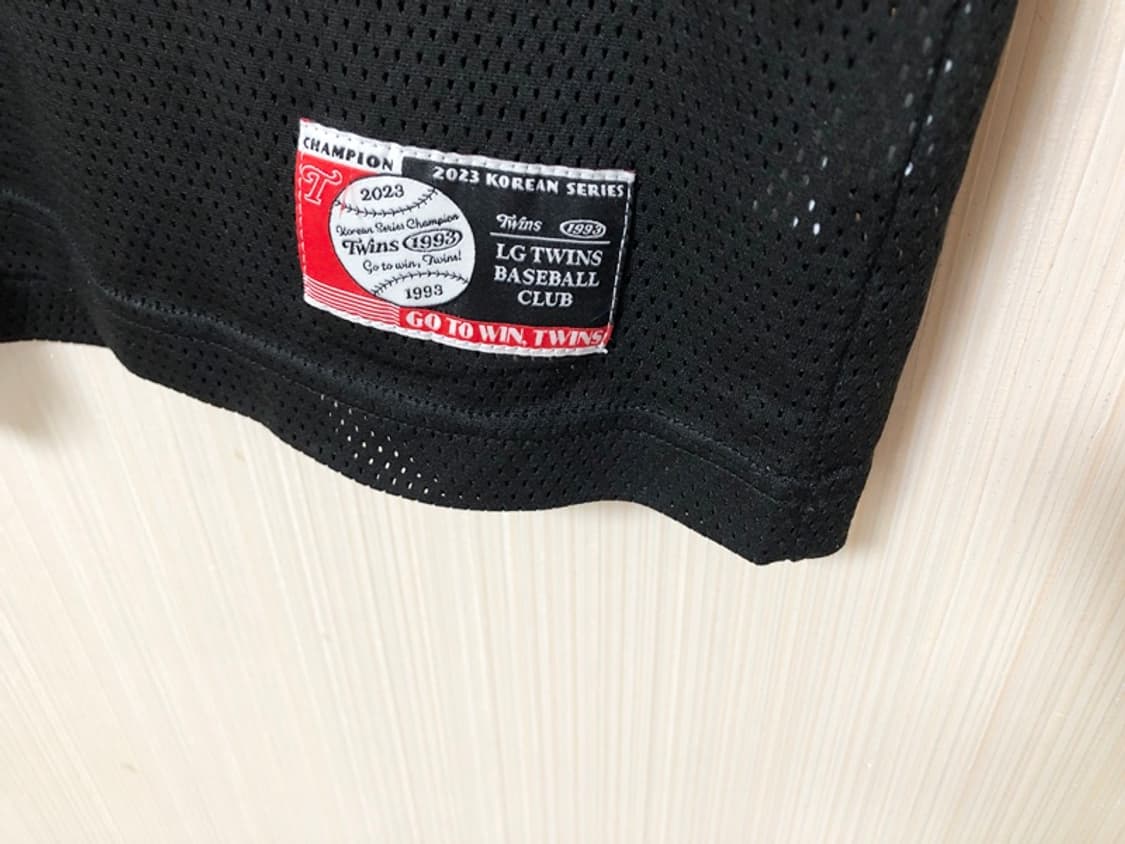 KBO LG트윈스X1993스튜디오 메쉬 져지 티셔츠 블랙 L 상품이미지7