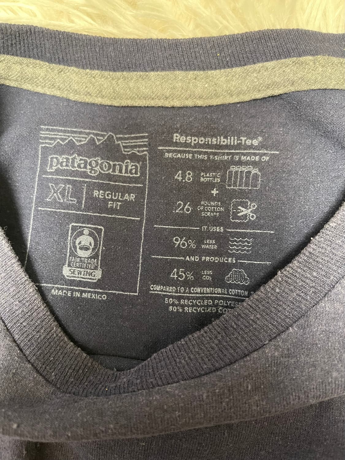 빈티지 파타고니아 긴팔 티셔츠 네이비 상품이미지2