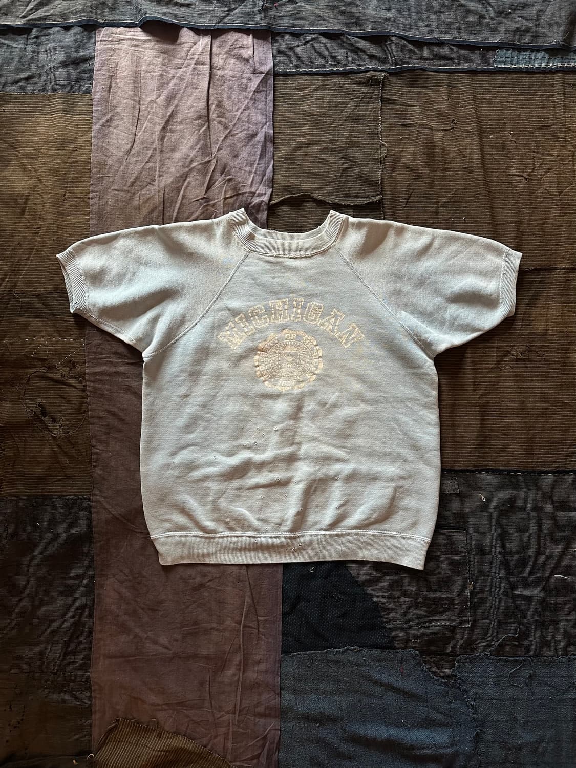 60s MICHIGAN Vintage Half Sweat Shirts 상품이미지1