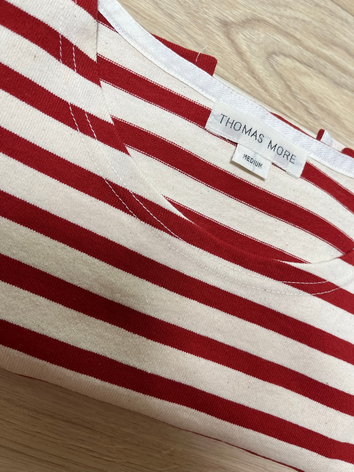 토마스모어 베네치아 스트라이프 레드 M 상품이미지10