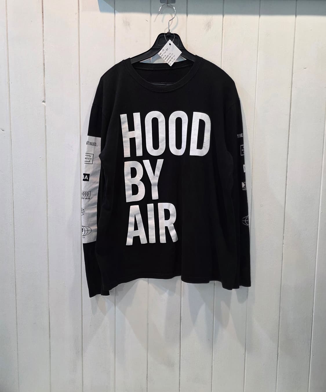 긴팔티 "HOOD BY AIR" 상품이미지1