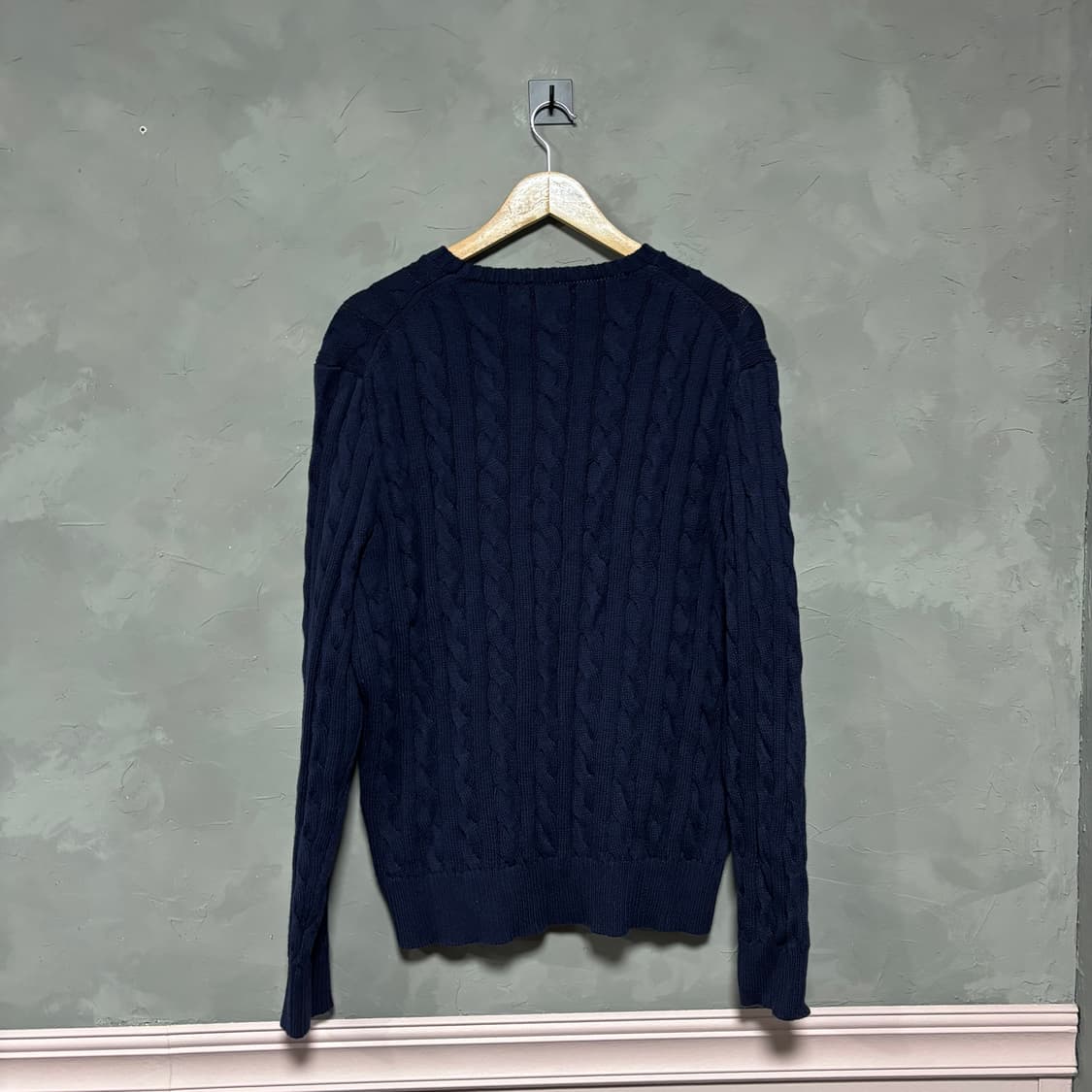 폴로 랄프로렌 신형 케이블 니트 네이비 상품이미지4