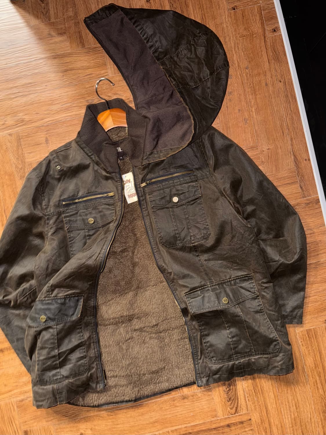 게스 헌팅 왁스자켓  상품이미지1