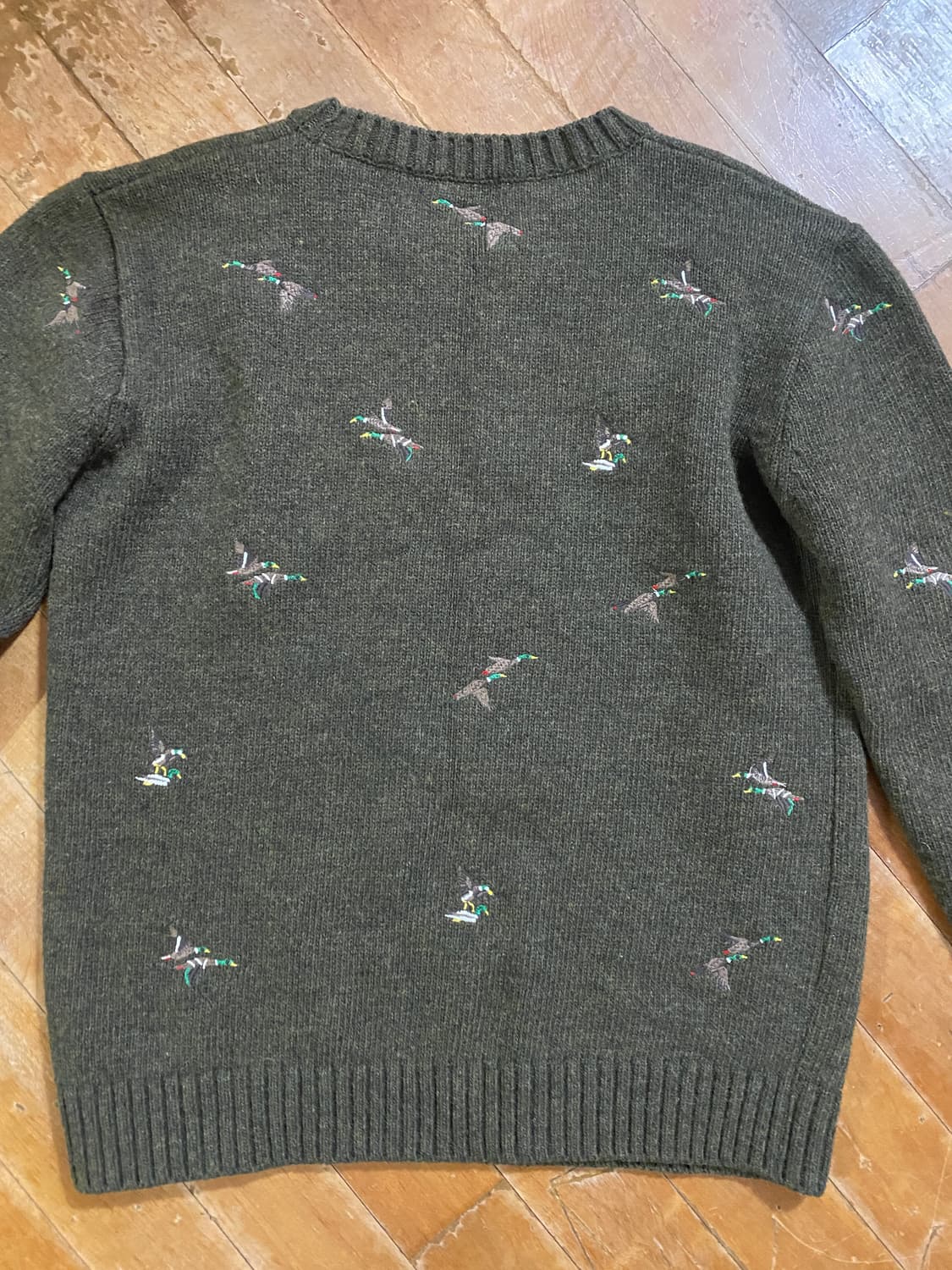 ASPESI 남성 wool 자수 패턴 니트 국내 100 상품이미지5