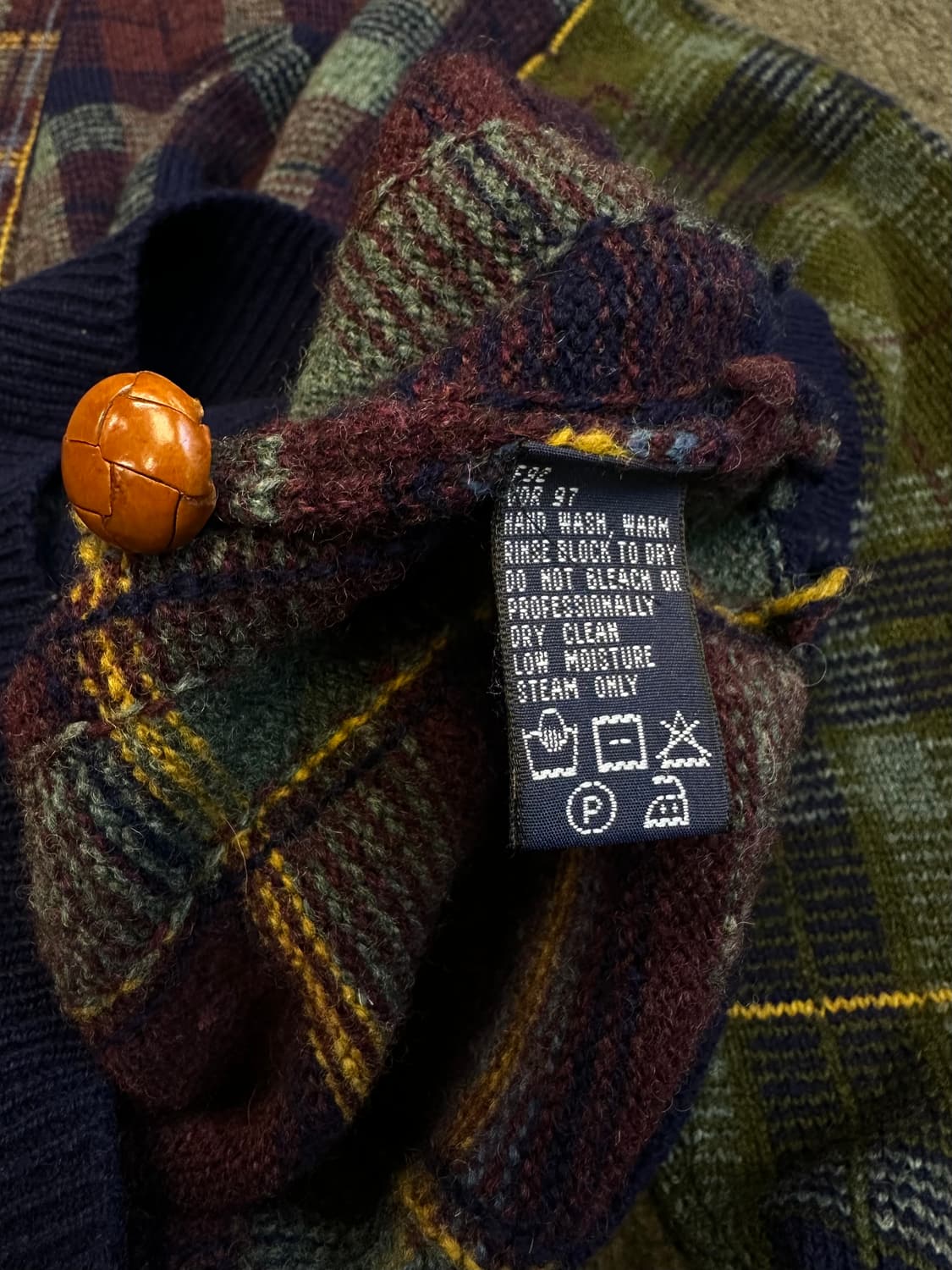 Nautica 체크 가디건 L (빅사이즈) 상품이미지5