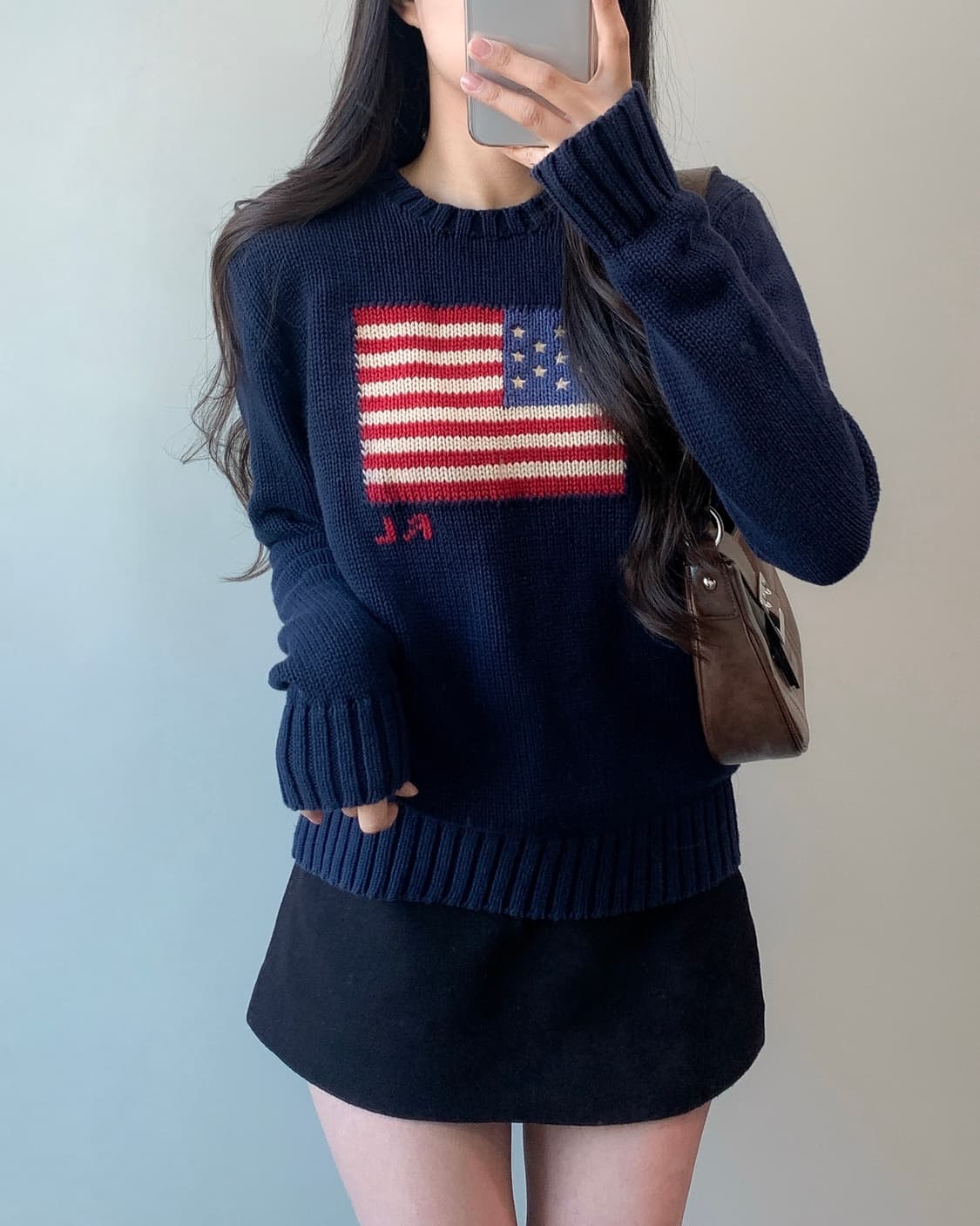 폴로 성조기 니트 상품이미지1