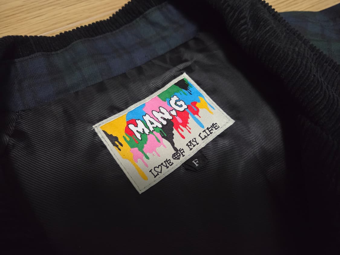 그라피스트 만지 그래피티 체크 롱 코트 상품이미지5