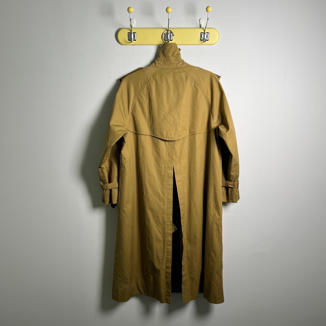 90's 버버리 빈티지 개버딘 더블 트렌치코트  상품이미지3